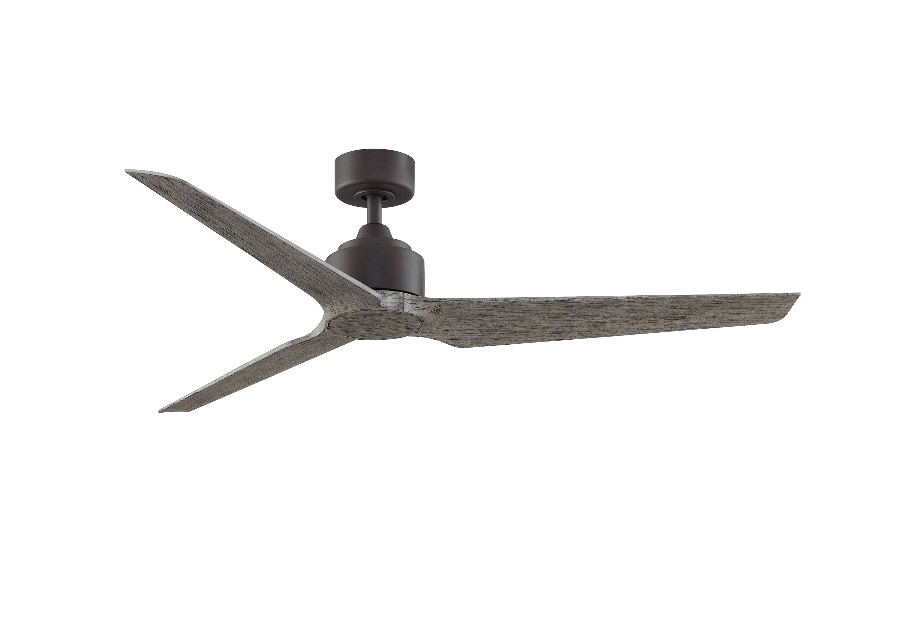 Fanimation Wrap Custom 44-in Brushed Nickel Indoor/Outdoor Smart Ceiling Fan Light Kit Compatible and Remote (3-Blade) FPD8530BN-44BN Sansujyuku sansujyuku.com