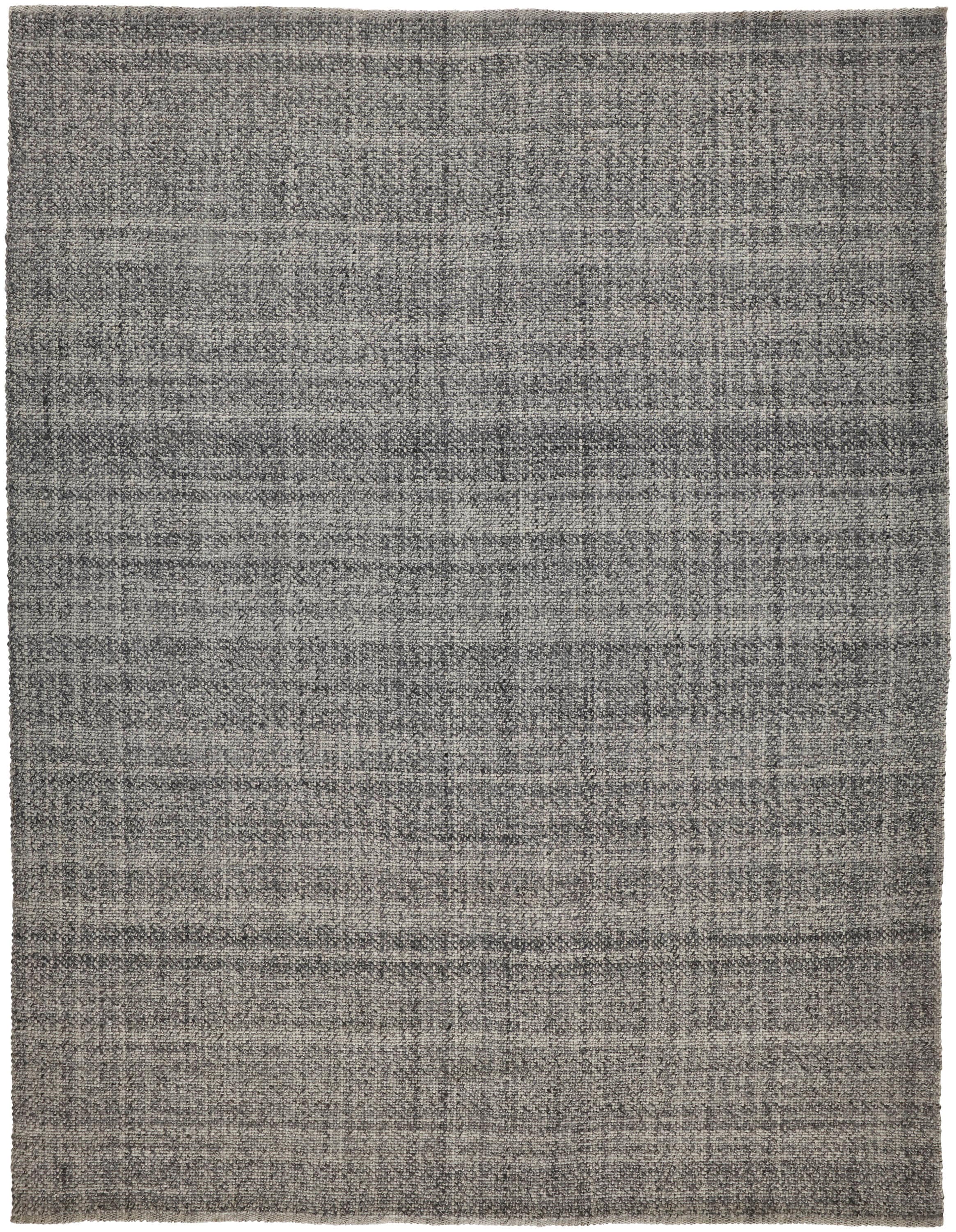Room Envy NAPR0751GRY000P00 2 x 3 (ft) Loomed Polyester Gray/Ivory Rectangular Indoor Solid Area rug