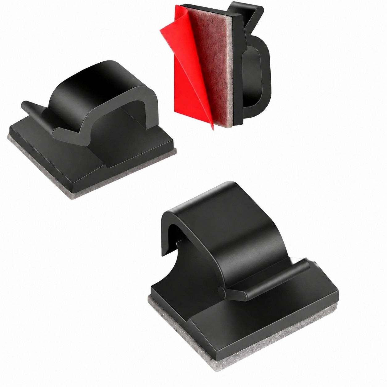 Aoibox 60 Piece Adhesive Cable Clips Set with 10 Nail In Wall Clips for Desk Wall and Car Wire Management #LAB79XDA