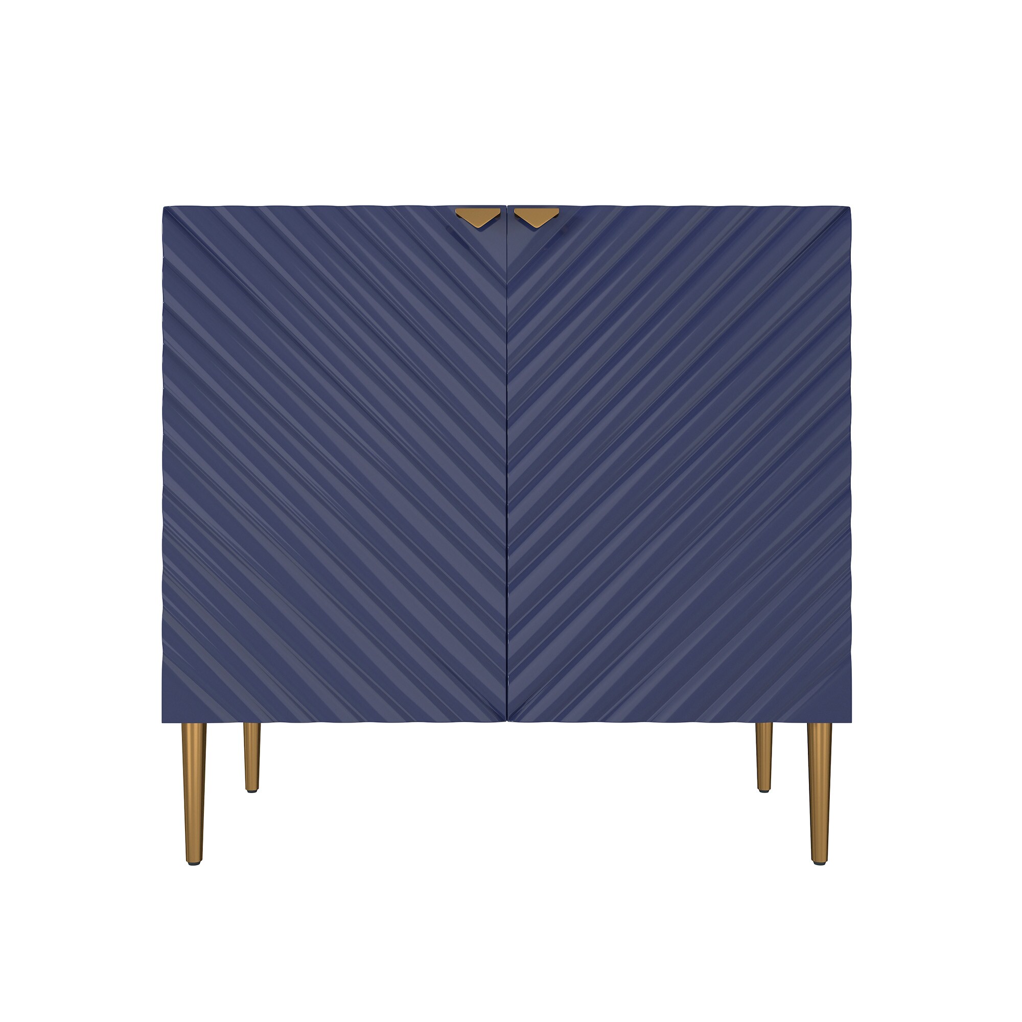 GZMR GZJH-062-BL 15.75-in W 2-Door Blue Accent Cabinet