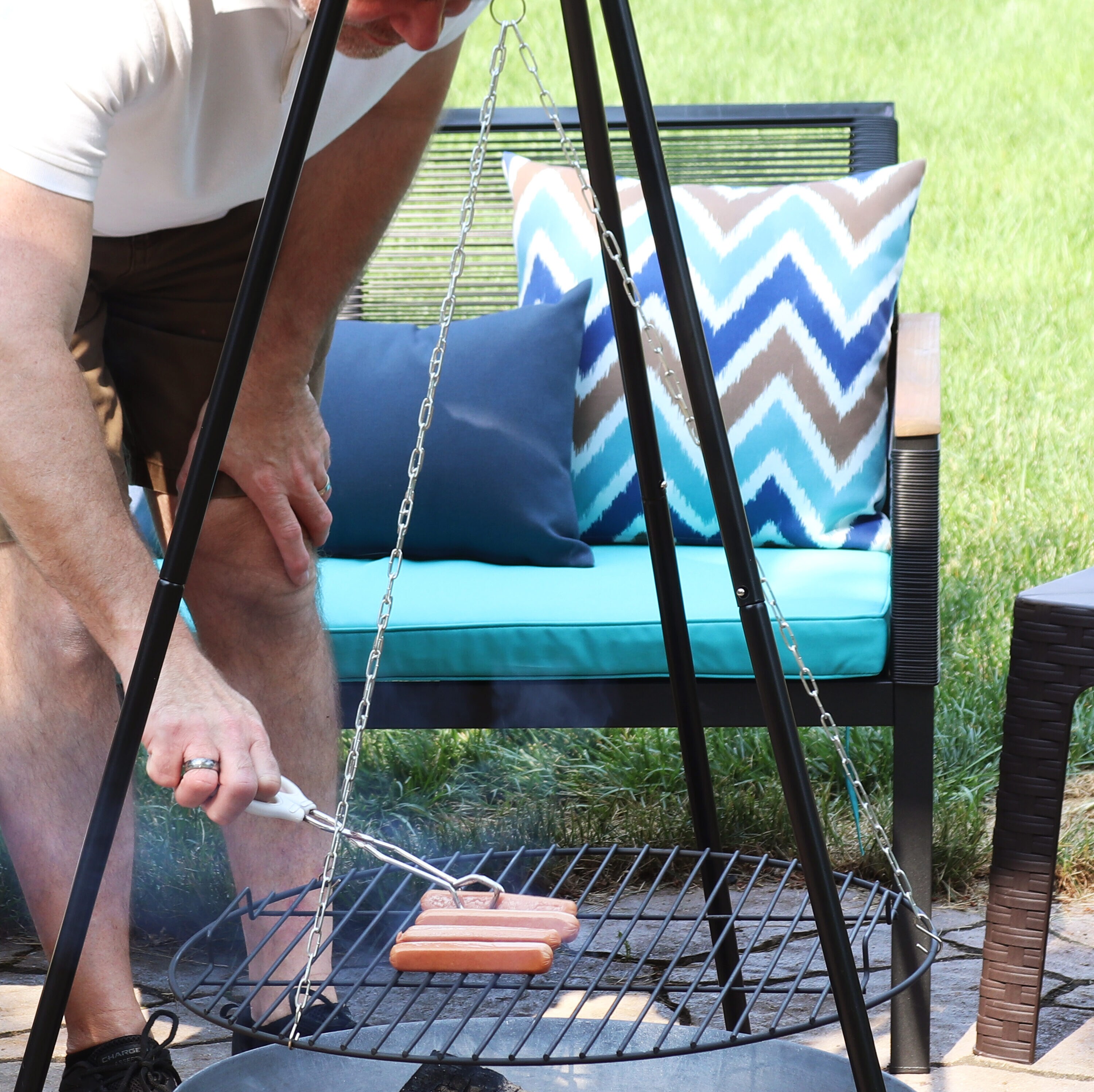 Sunnydaze Decor SM-TP22 Gas-Grill-Cookgrates-Warmracks - View #6