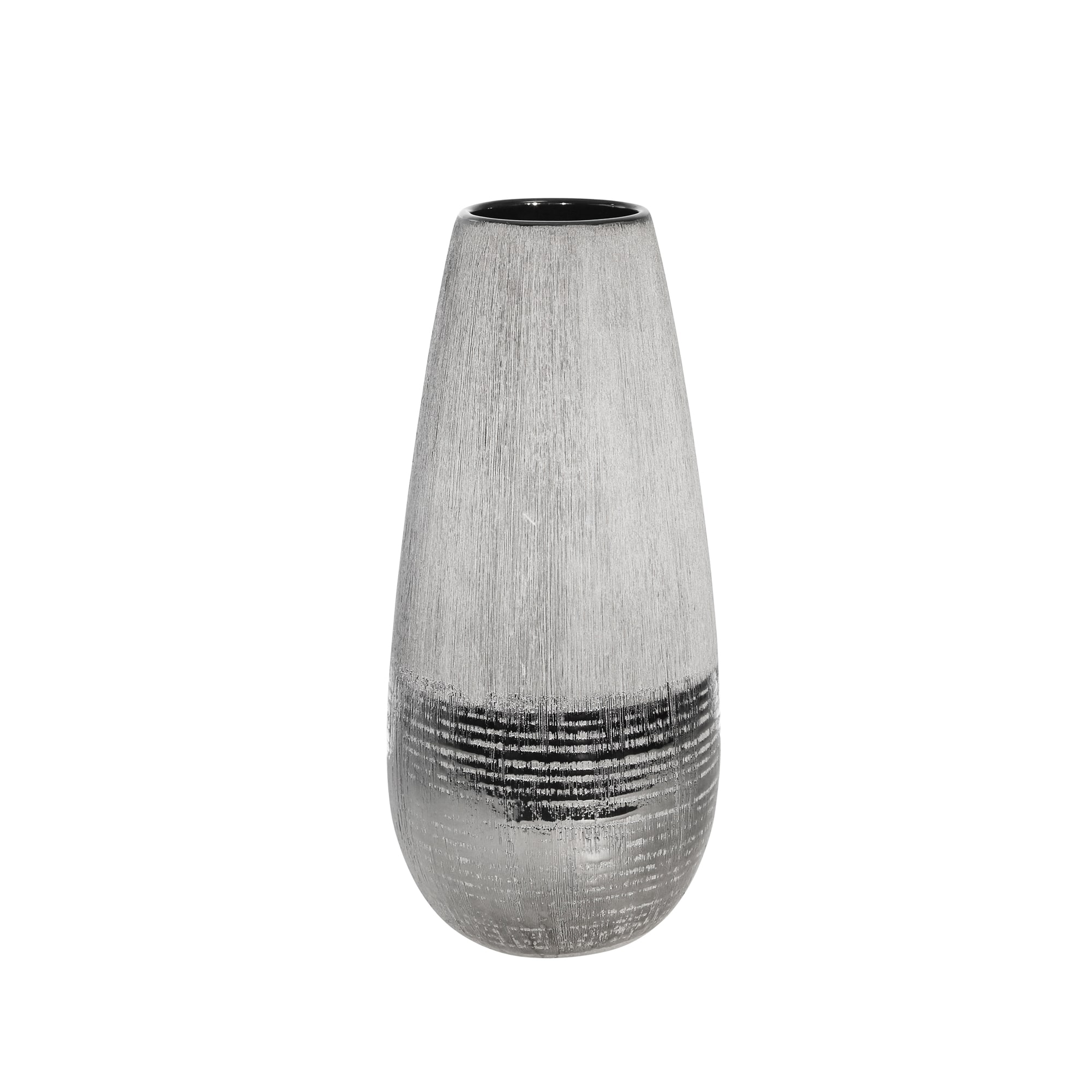 Sagebrook Home Gray Ceramic Modern Vase at Lowes.com