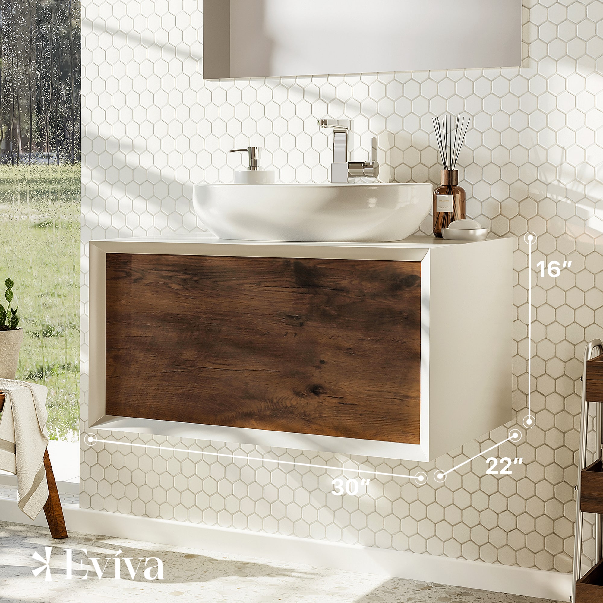 Eviva EVVN555-30RSWDN Bath-Vanity-Combo - View #2