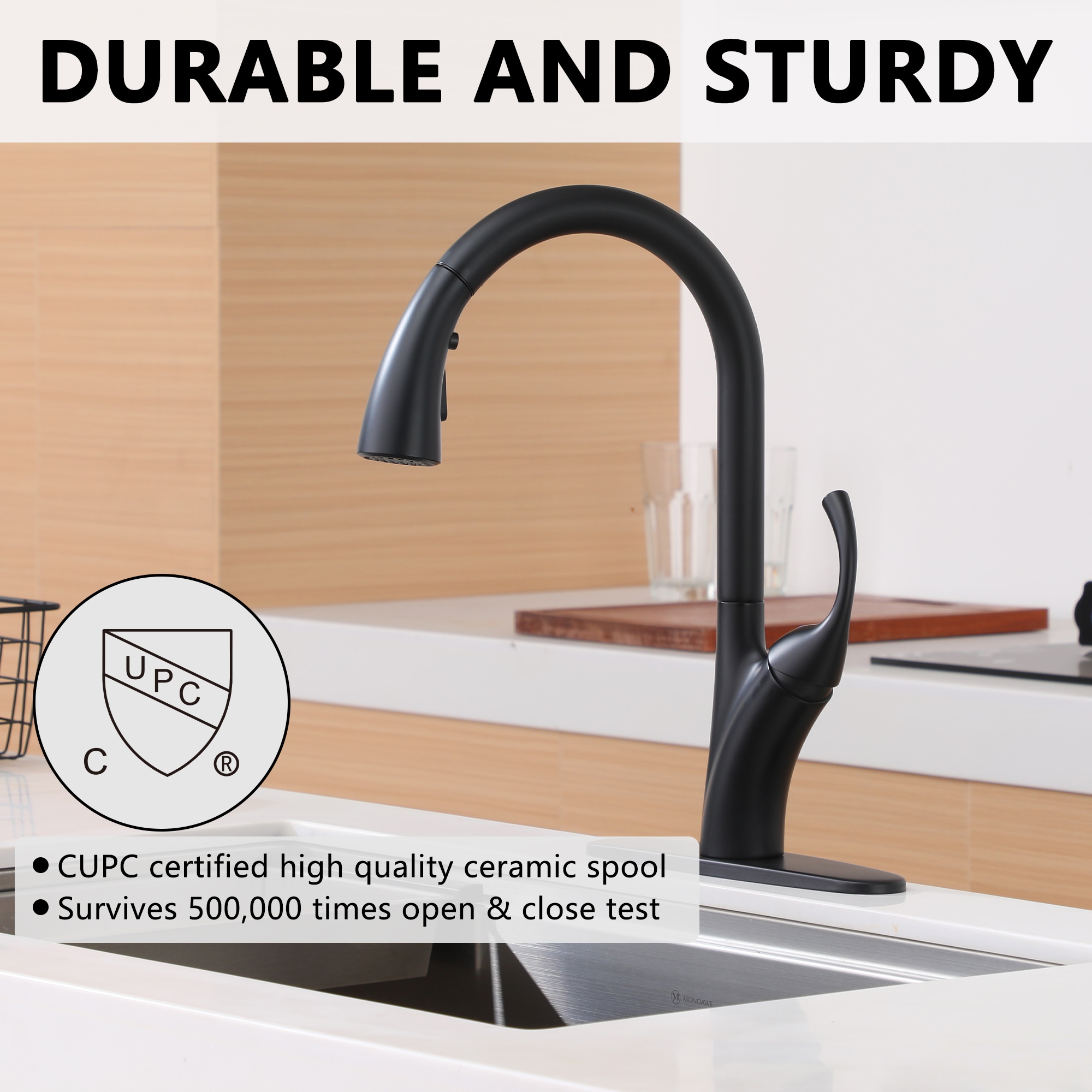 Mondawe MD-D48-BN Kitchen-Faucets - View #5