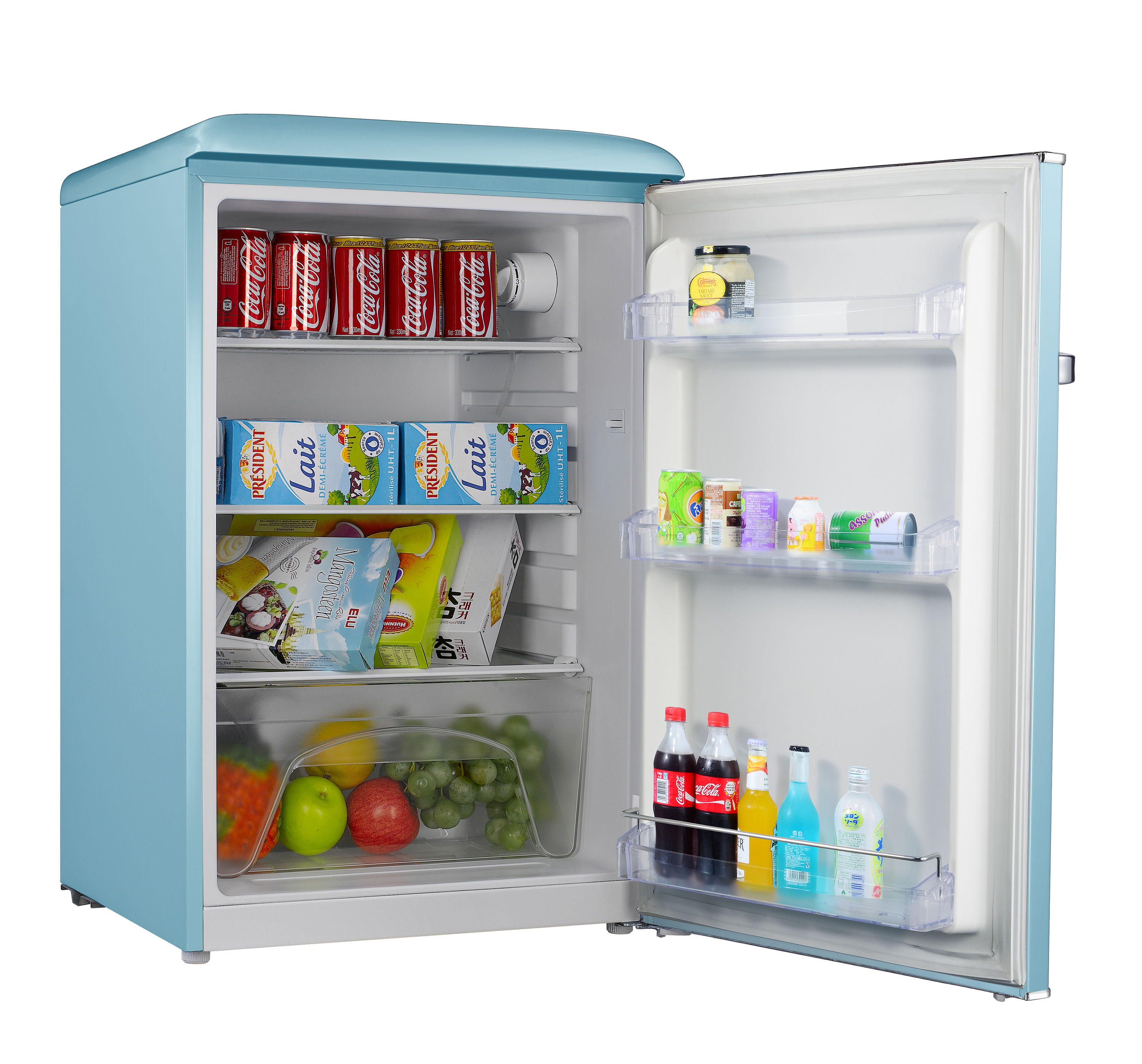 Galanz 4.3 Cu ft Single Door Mini Fridge, Stainless Steel refrigerator  little fridge