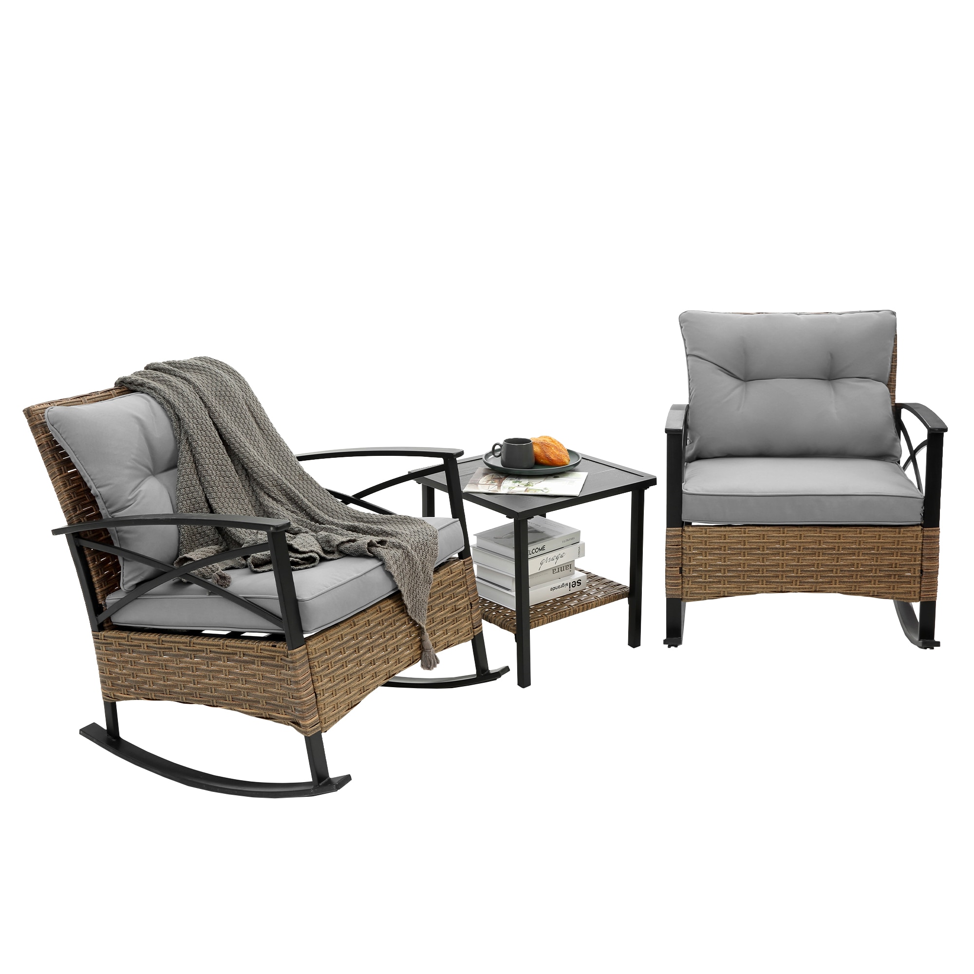 Forclover MONMTM08BE Patio-Conversation-Sets - View #8