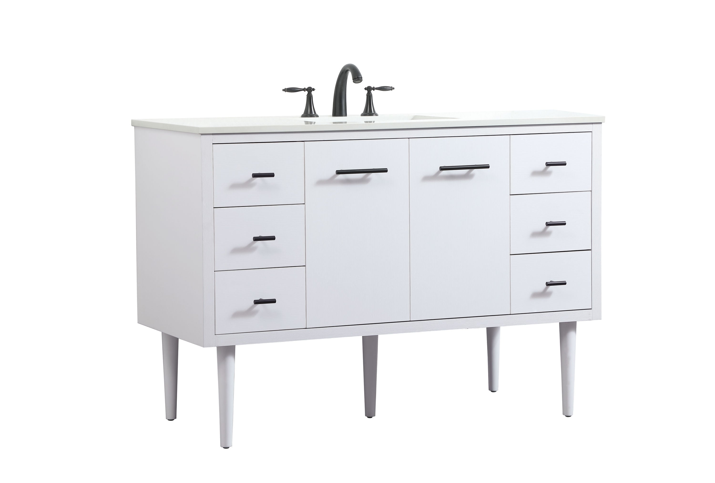 Elegant Decor HF144144MWH Bath-Vanity-Combo - View #11