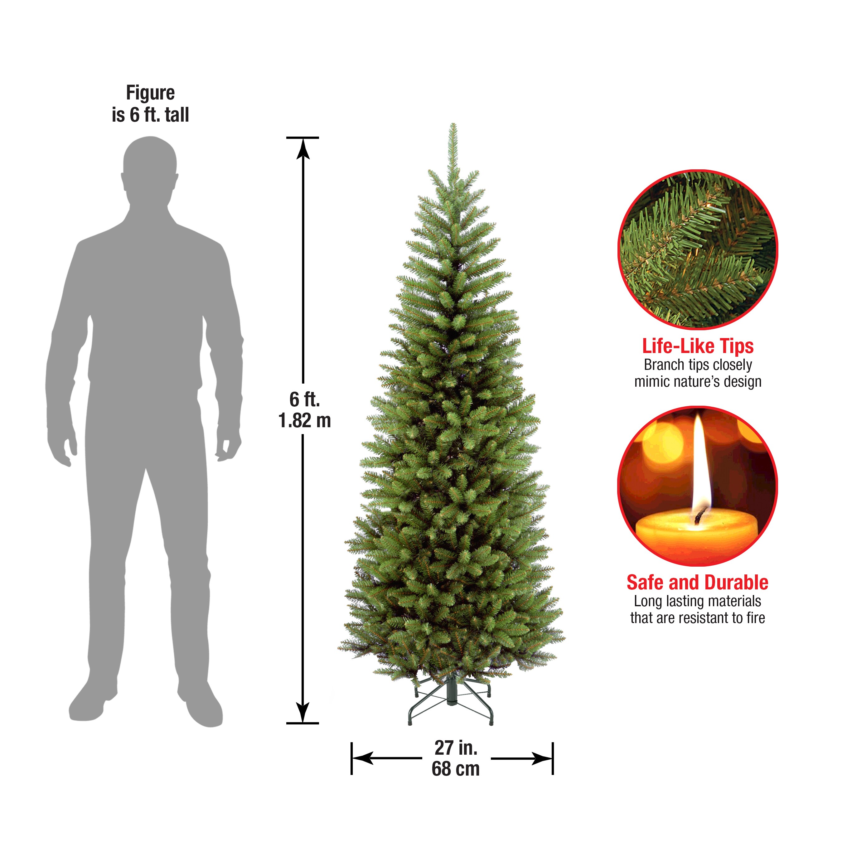 National Tree Company KW7-500-60 Artificial-Christmas-Trees - View #7