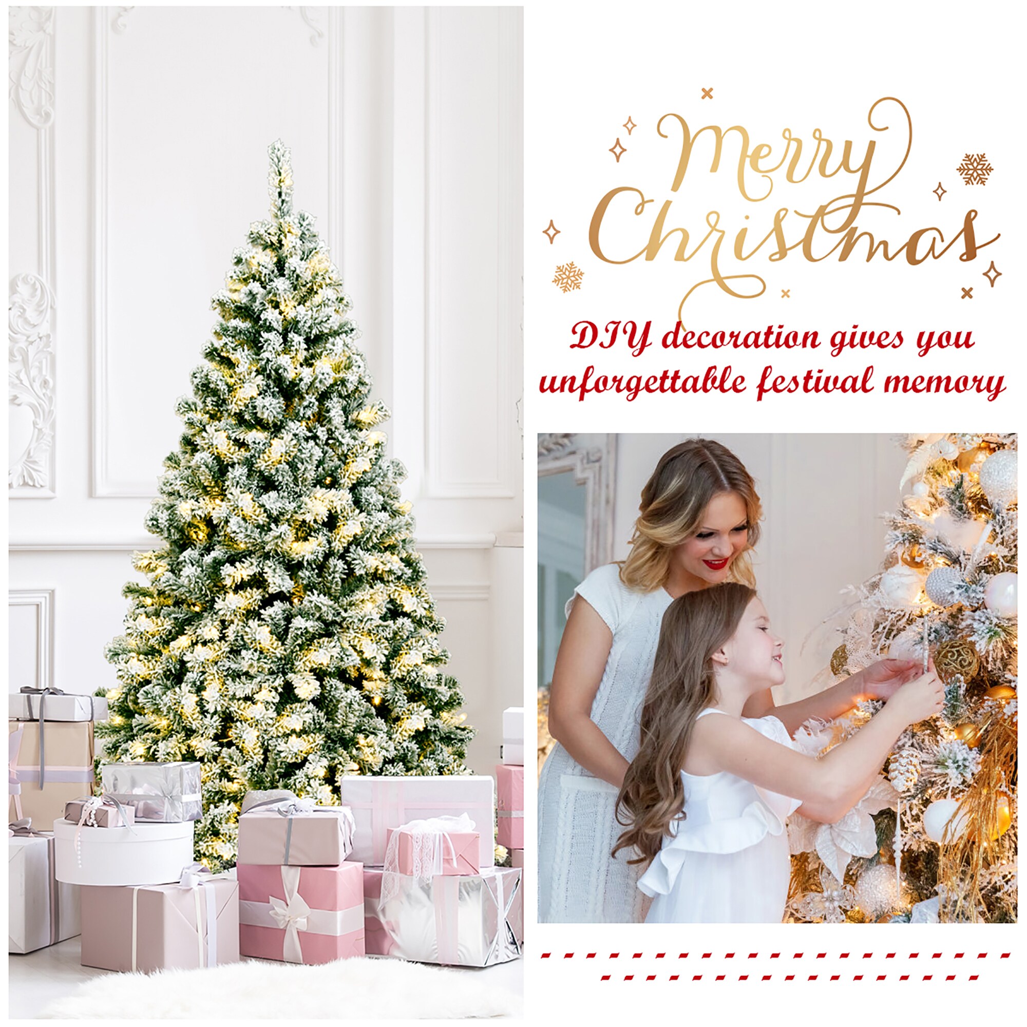 Costway CM22869US Artificial-Christmas-Trees - View #5