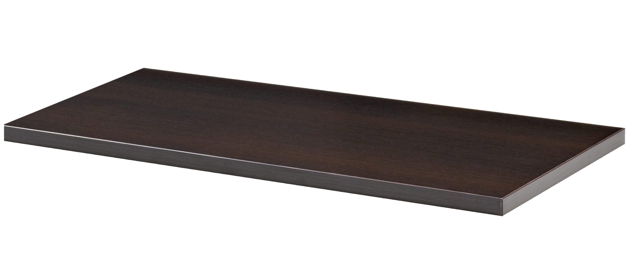 DOLLE 55176 23.6-Inches L x 9.8-Inches D x 0.75-Inches H Espresso MDF Rectangular Shelf board