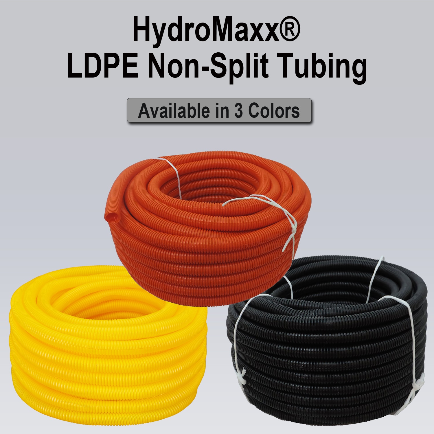 HydroMaxx 100-ft x 1.5-in Ldpe Orange Non-split Tubing Wire Loom
