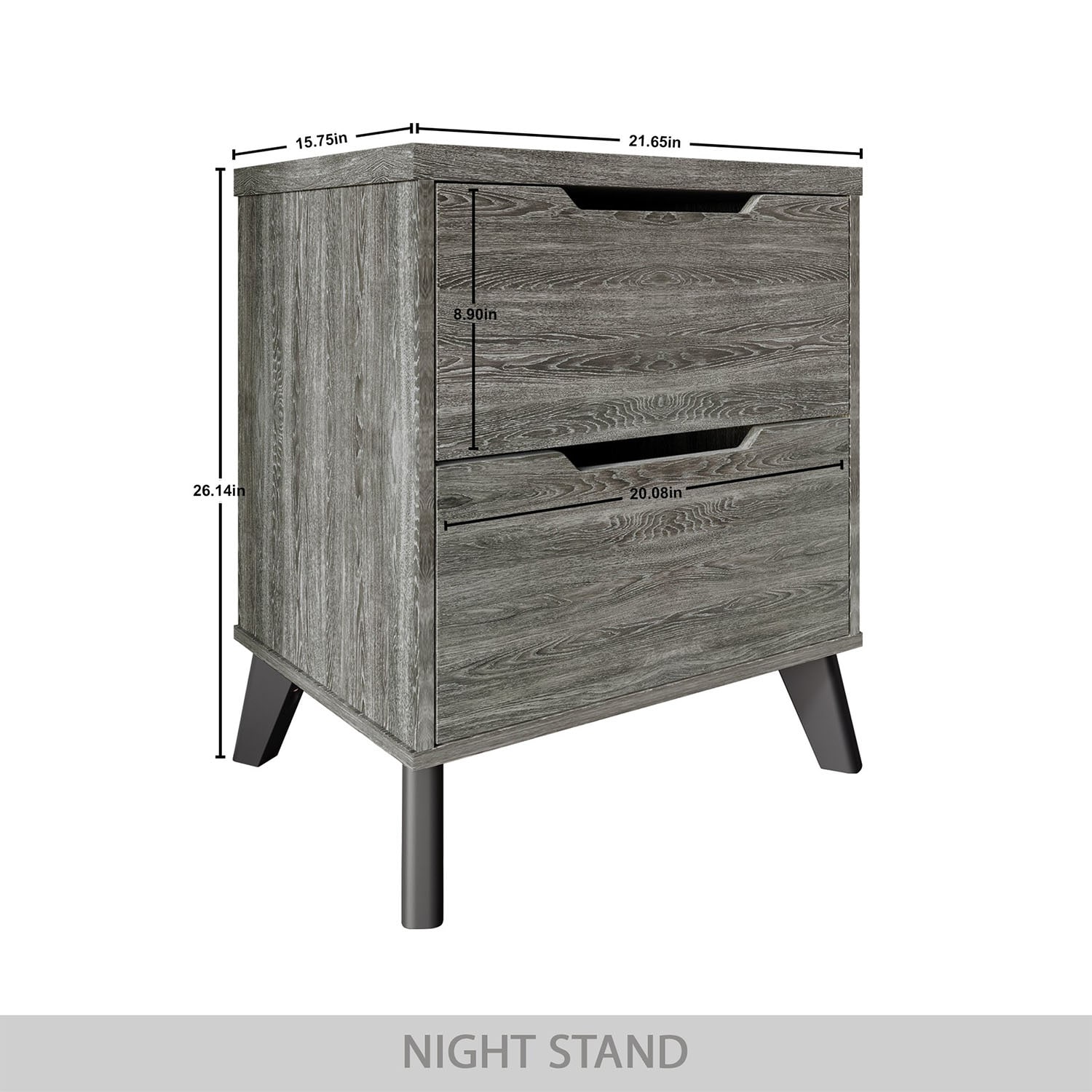 ChaletPosh C90217NS-DGY nightstands - View #10