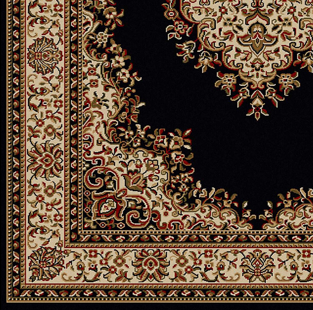 Radici USA 1595/1212/BLACK rugs - View #4