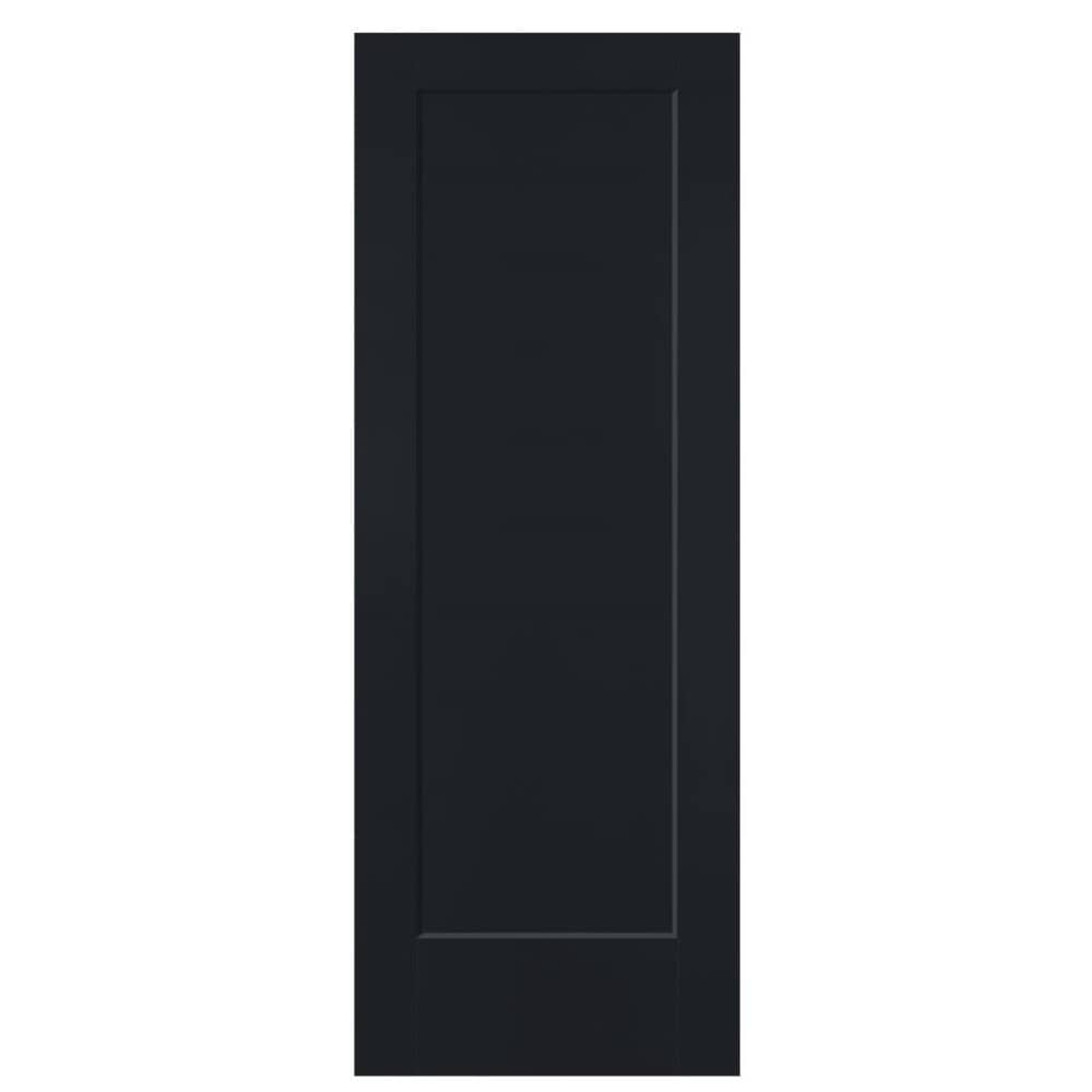 Masonite 883180 Lincoln Park 30-in x 80-in Midnight 1-panel square Smooth Solid core Prefinished Molded composite Slab Door