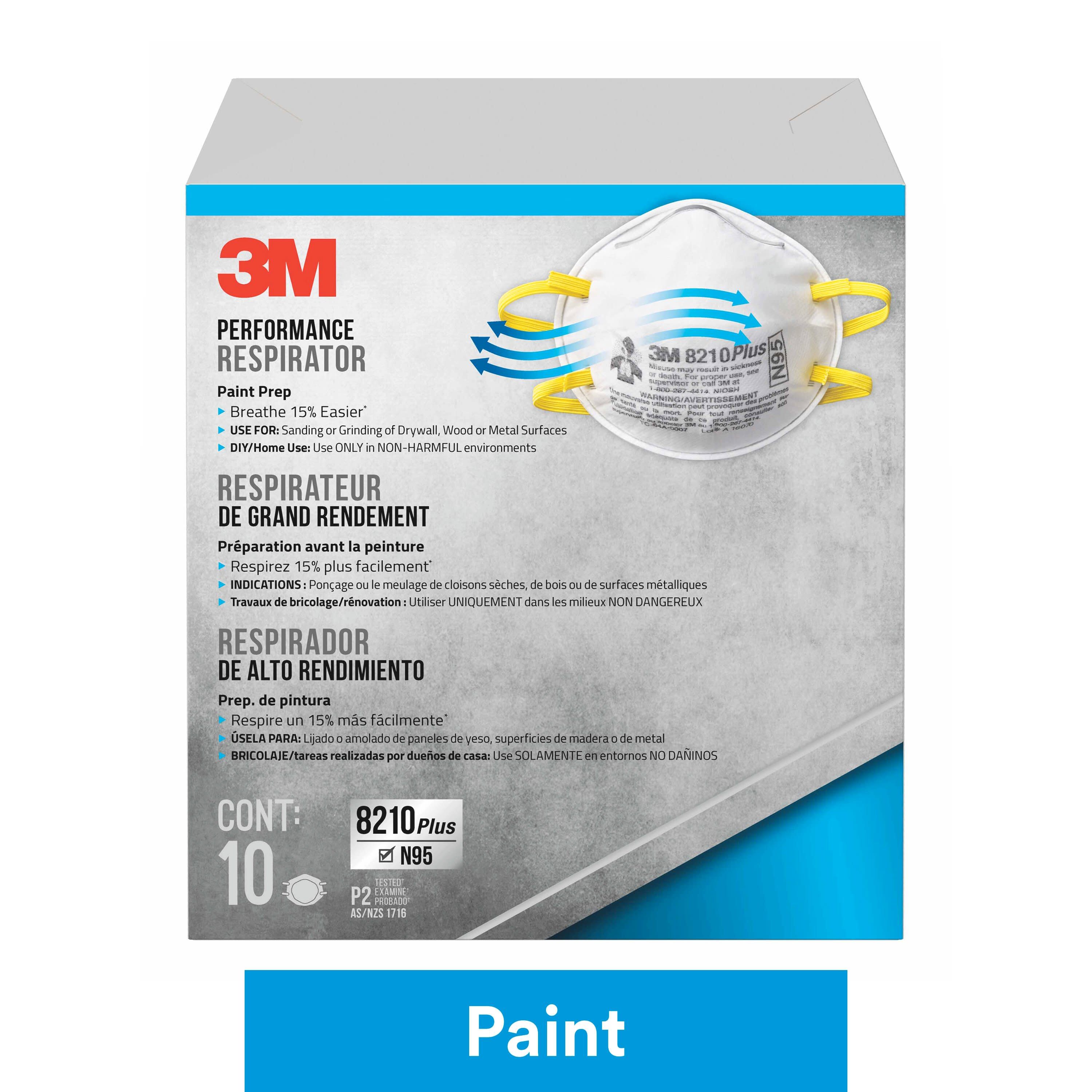 3M 8210PP10-C respirators - View #2
