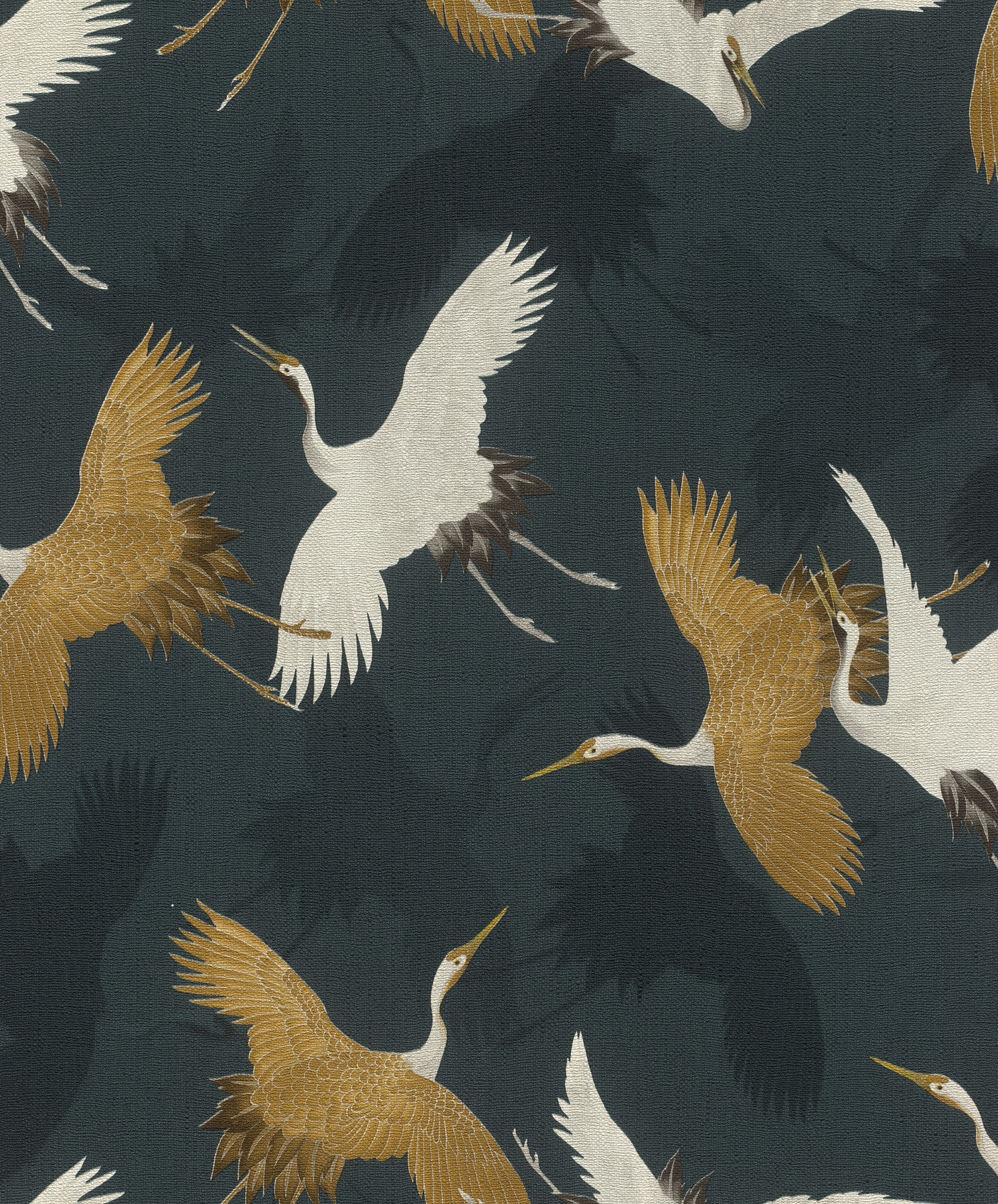 Advantage 2980-560664 Splash 57.5-Sq. Feet Blue Non-woven Textured Birds 3D Unpasted Wallpaper