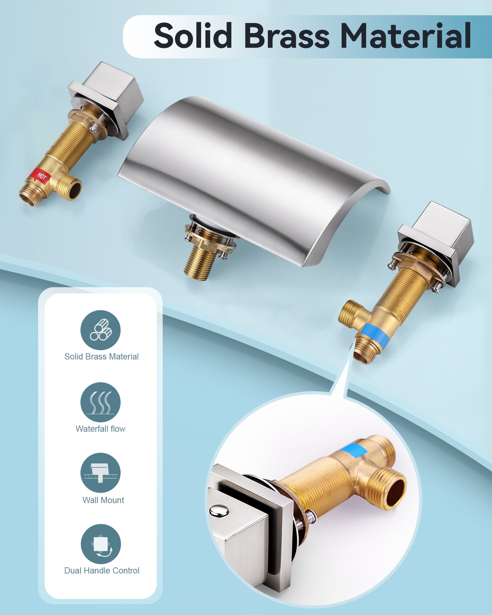 WOWOW 3080600-LW Roman-Tub-Faucets - View #7