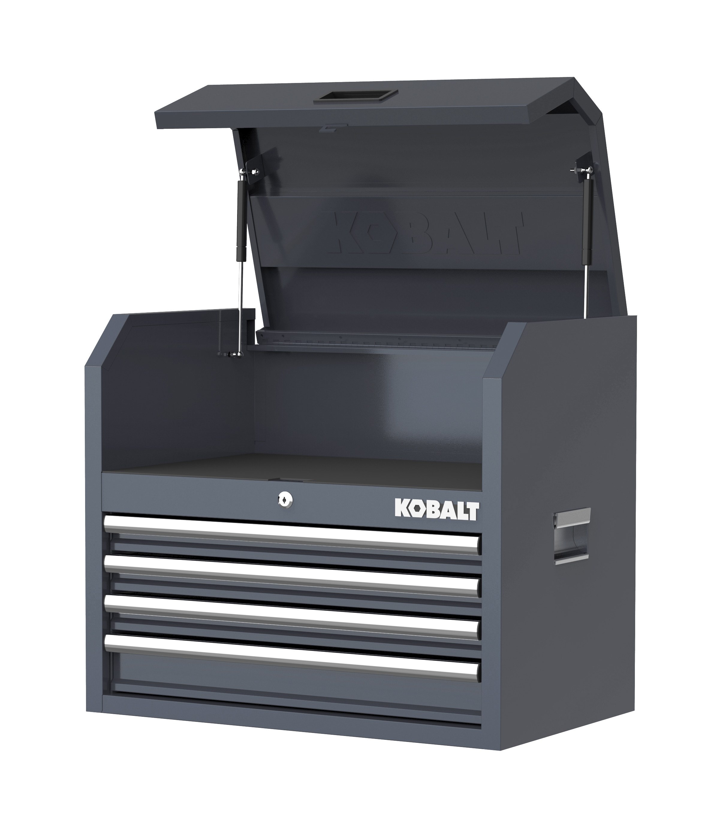 Kobalt 26in W x 22in H 4Drawer Steel Tool Chest (Gray) in the Top