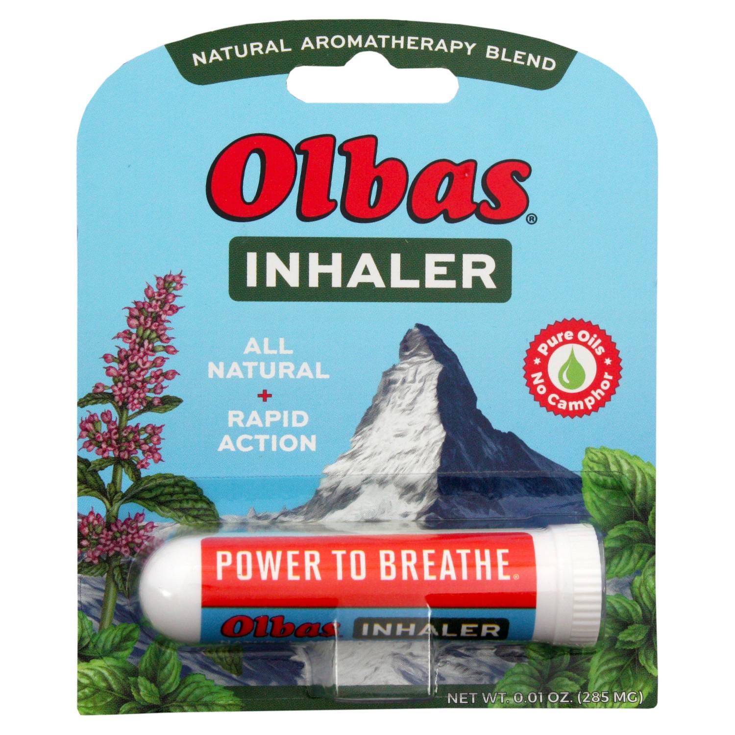 Lehman's Olbas All Natural Inhaler with Menthol - Pocket Size 1 Ounce #LIN