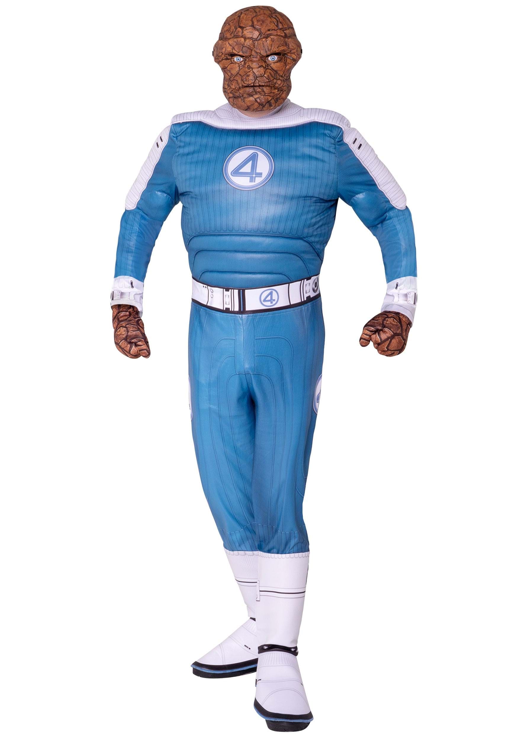Jazwares JWC5389-M Deluxe Men's Fantastic Four The Thing Costume Marvel Costumes Medium