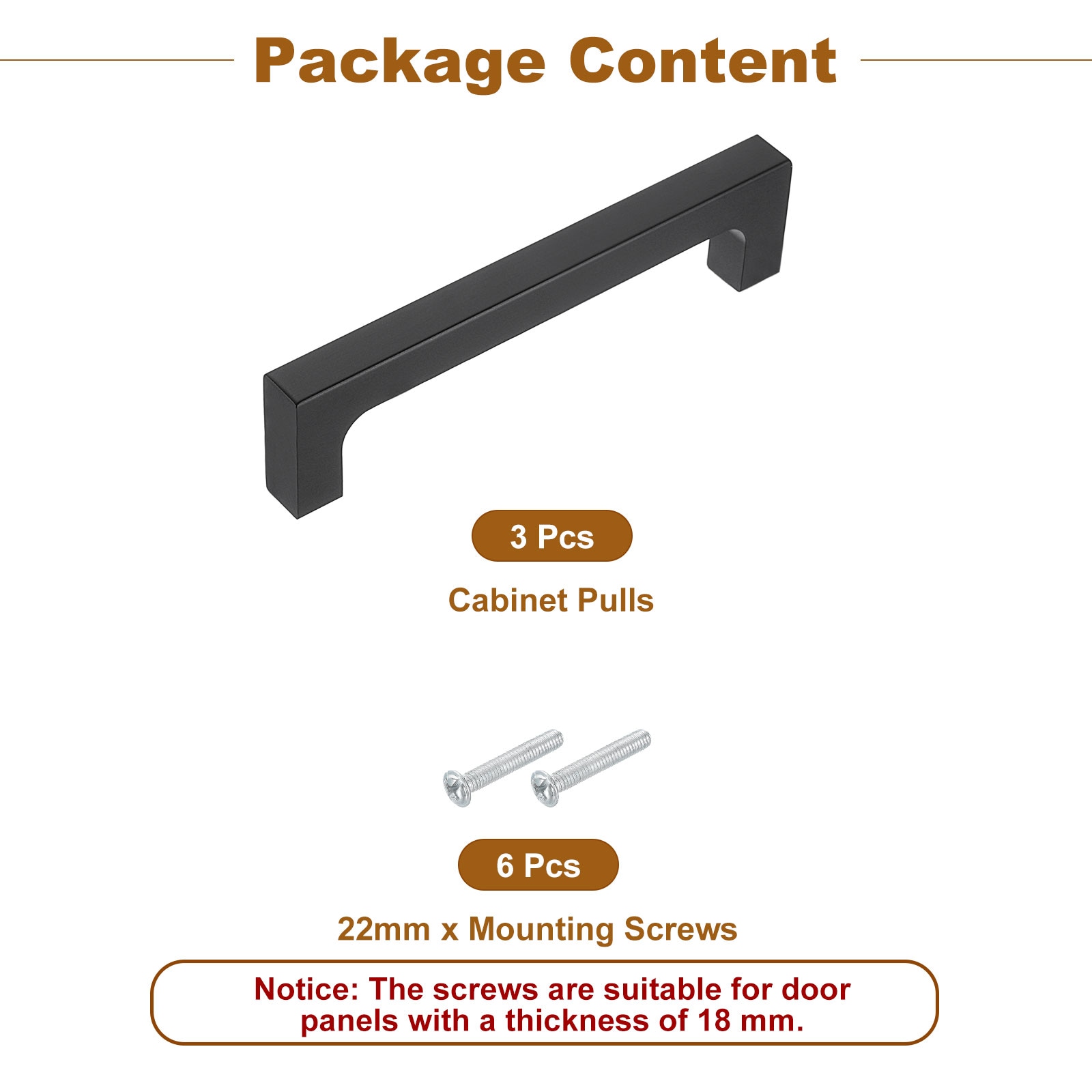 Unique Bargains S25093000UX5811 Cabinet-Pulls - View #3