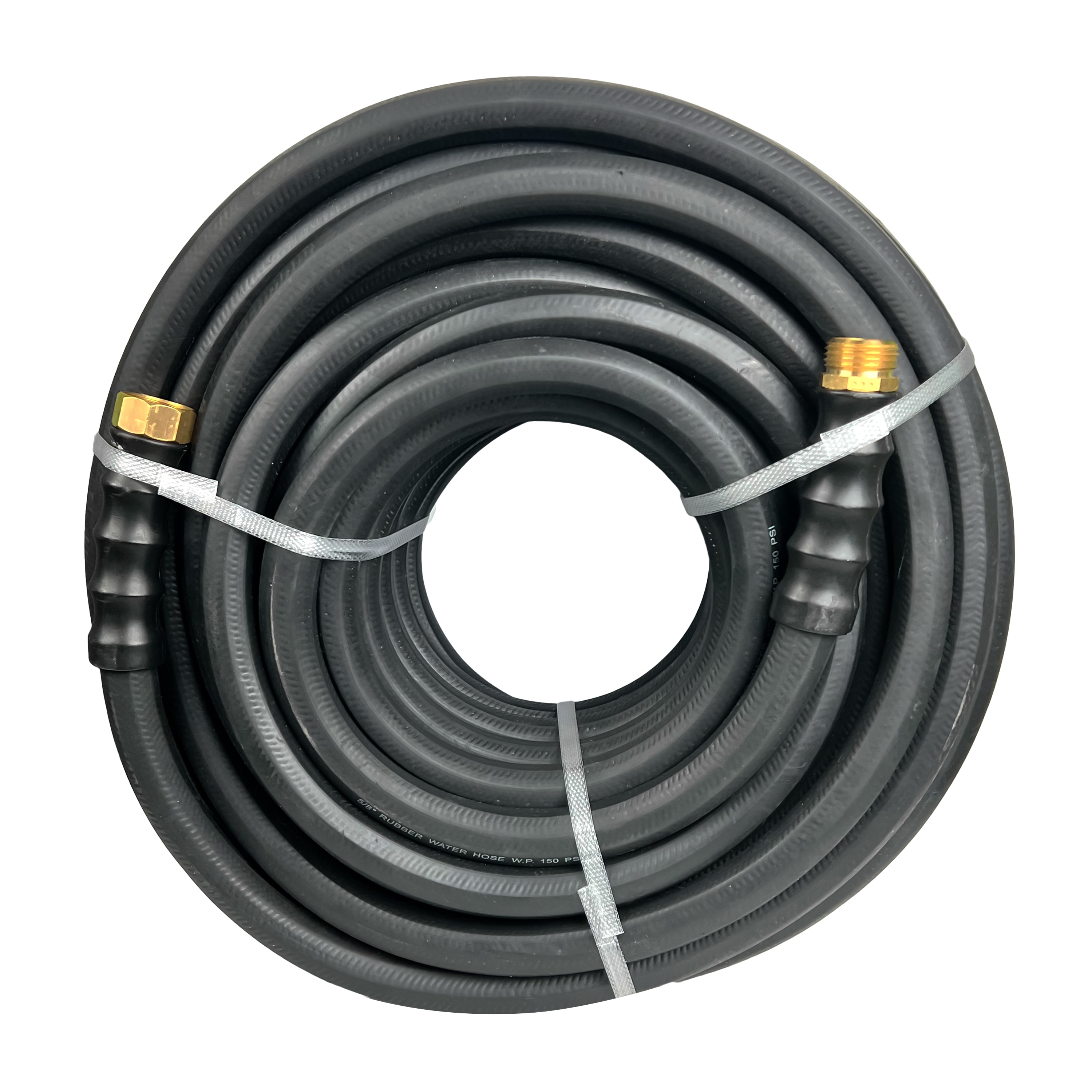IMPULSE IMPRB58100 5/8-in x 100-ft Contractor -Duty Kink Free Rubber Black Hose