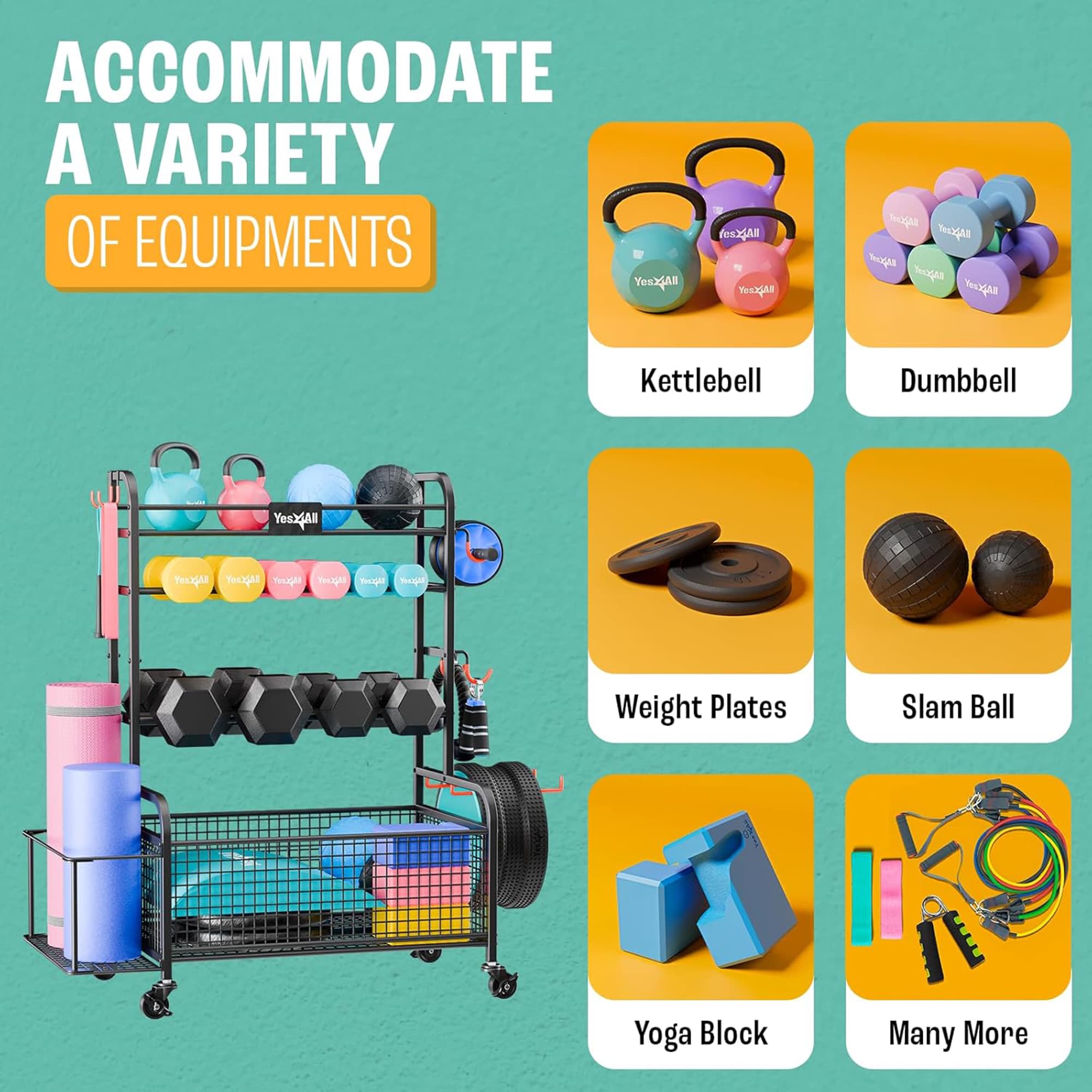 Yes4All JSPK Weight-Training-Accessories - View #3