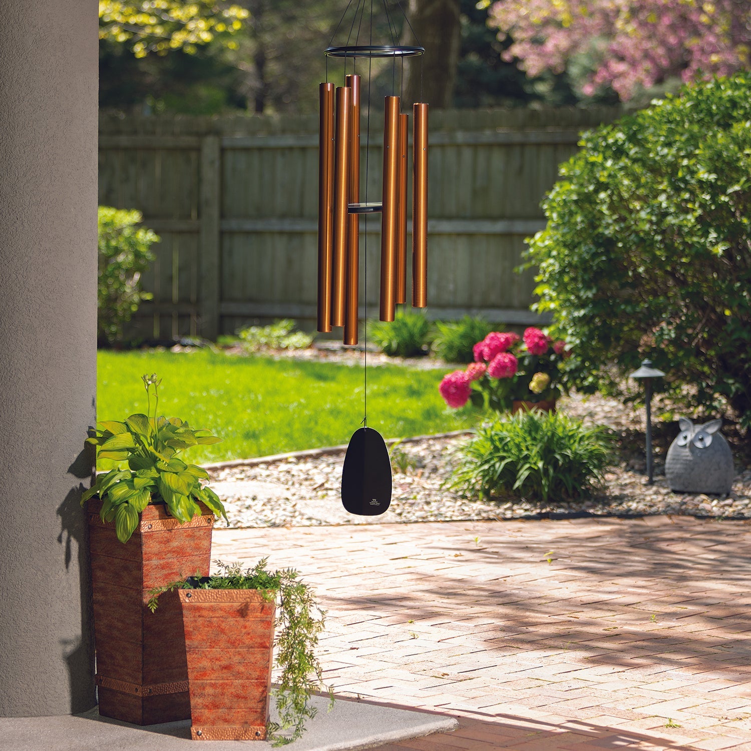 Apollo Bronze 68" Tall Aluminum Wind Chime
