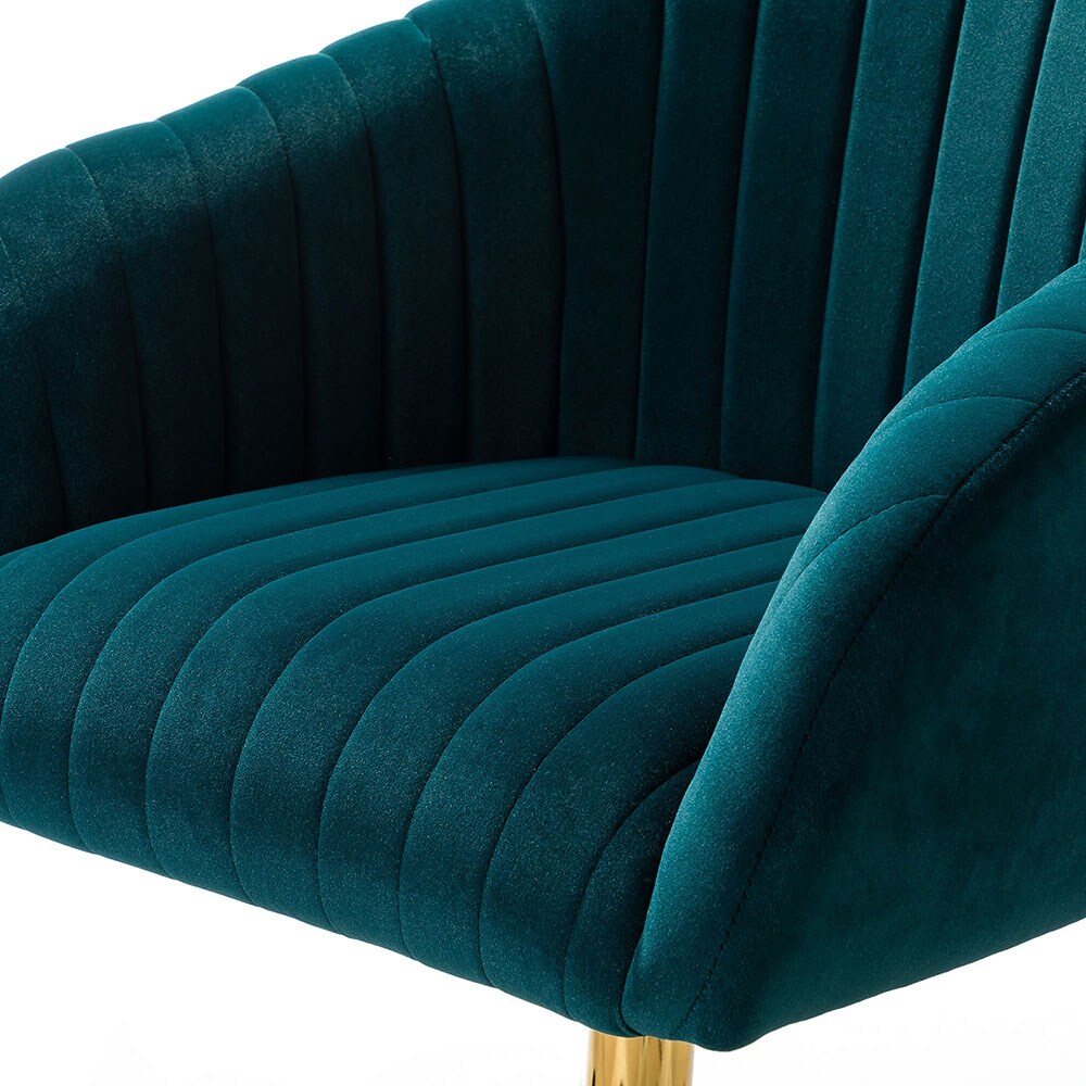 14 Karat Home CHDT0084-TEAL Office-Chairs - View #3