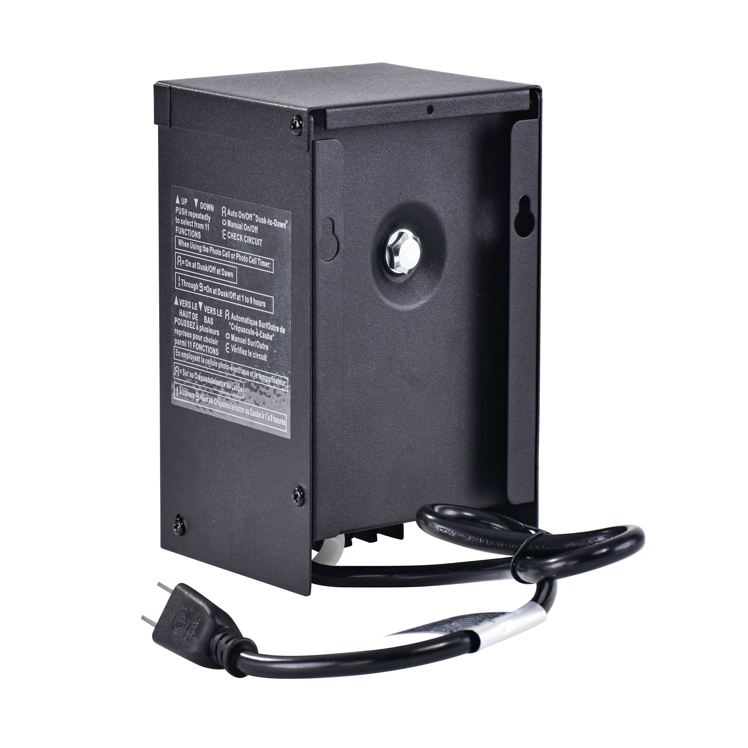 kyst placere Syndicate Harbor Breeze 120-Watt 12-Volt Multi-Tap Landscape Lighting Transformer  with Digital Timer and Dusk-to-Dawn Sensor in the Landscape Lighting  Transformers department at Lowes.com