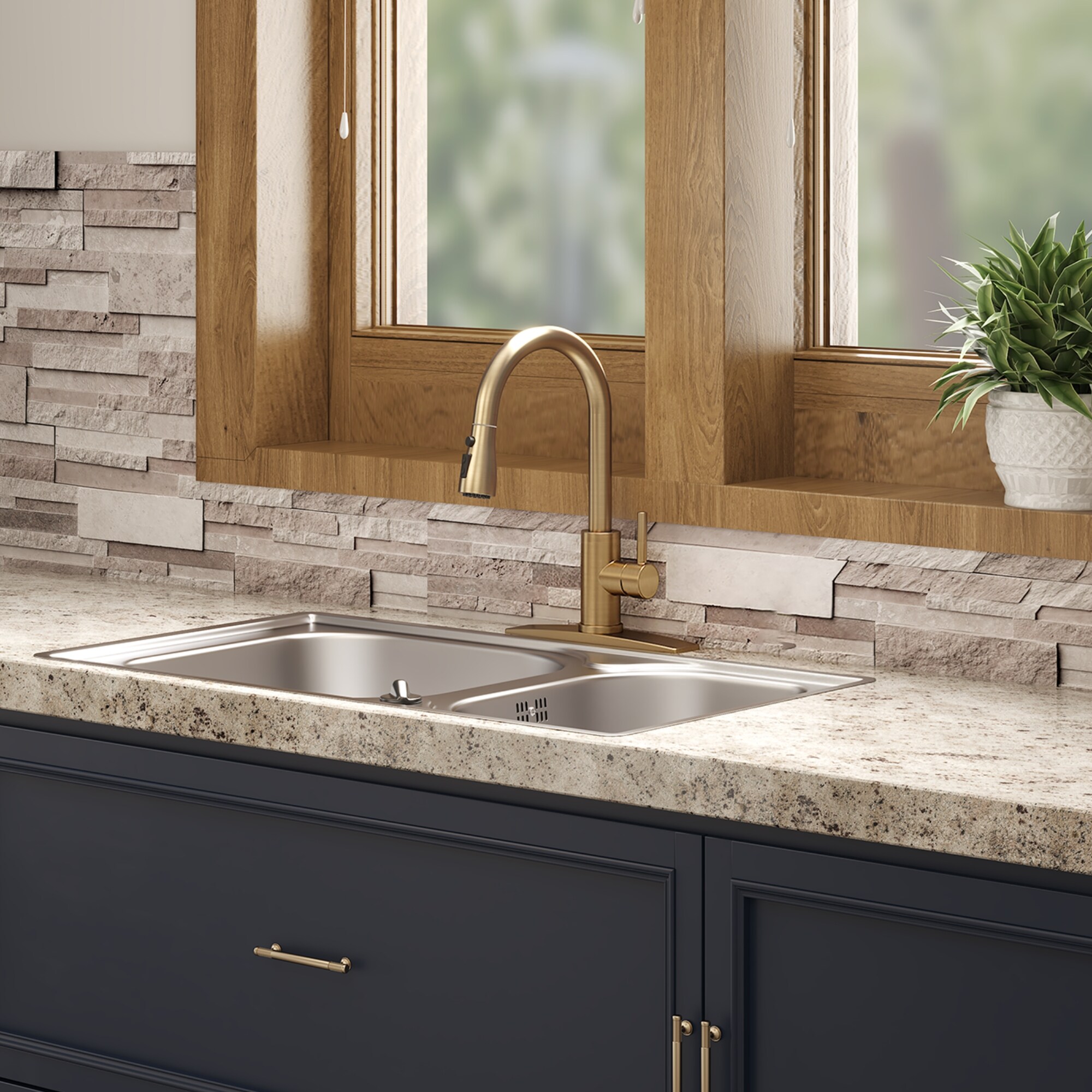 FORIOUS LL003G Kitchen-Faucets - View #6