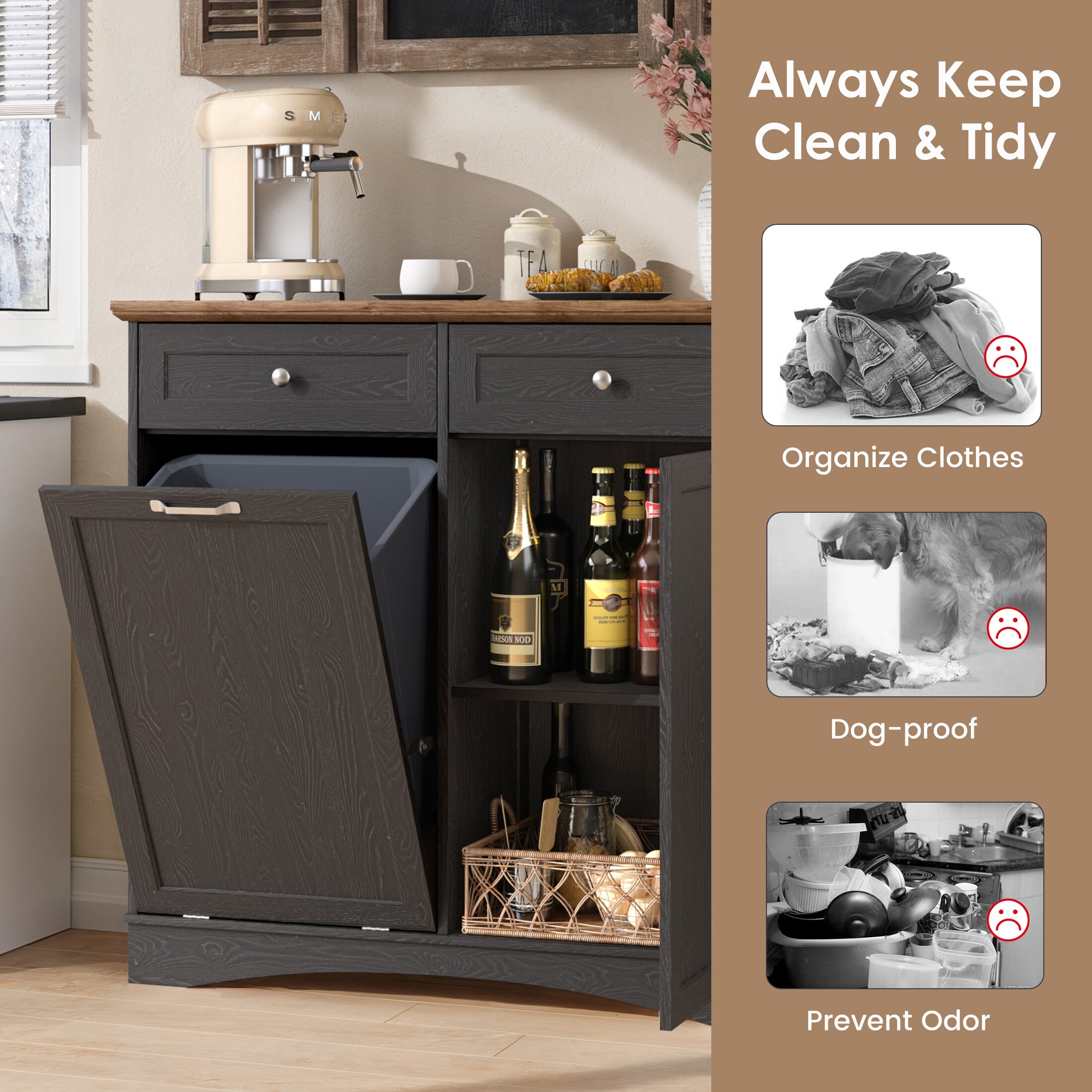 LTMATE LSN2409P1CT02BK Kitchen-Furniture - View #3