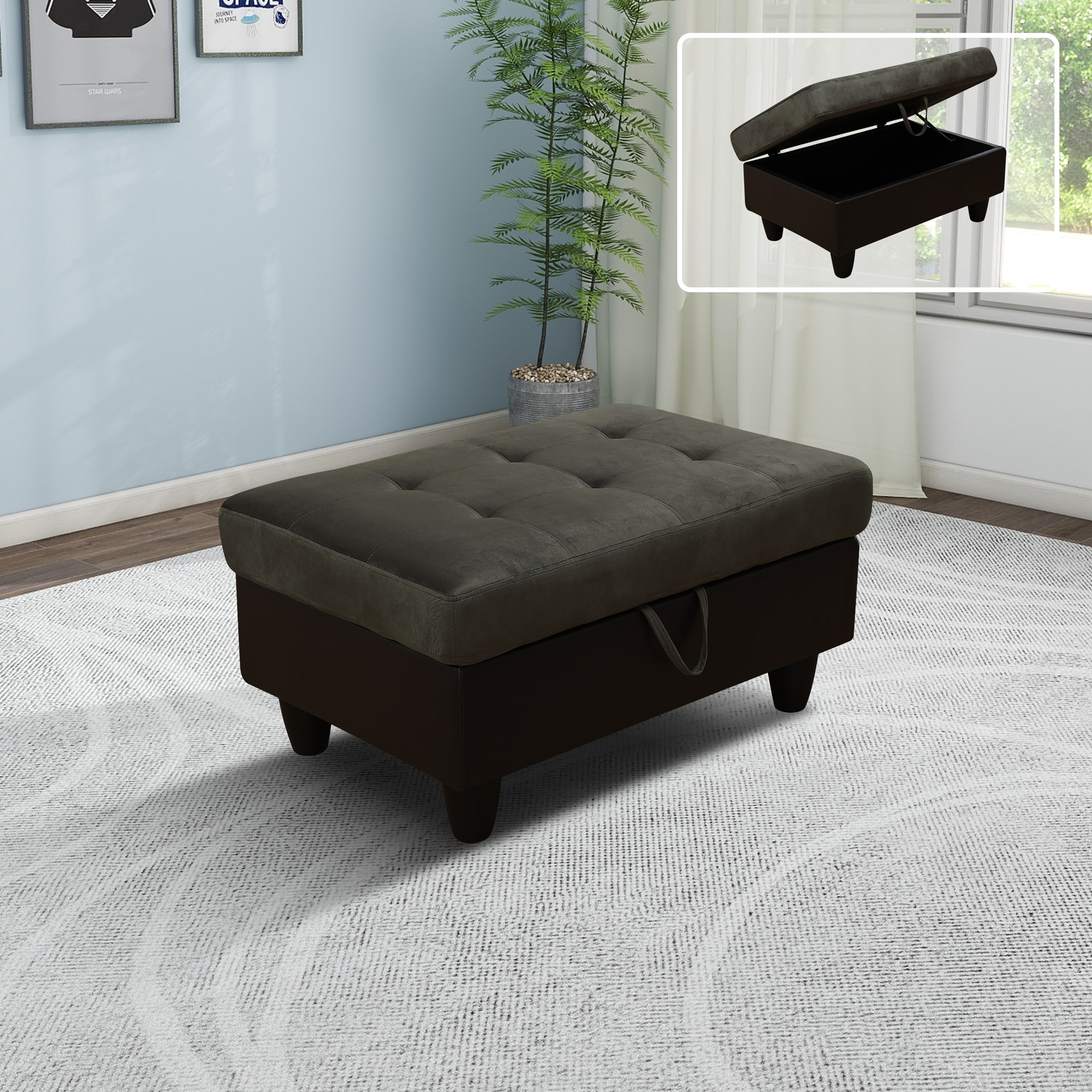 Siavonce XH308471 Indoor-Ottomans - View #6