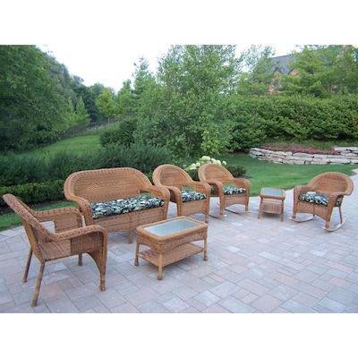 Resin Wicker Patio Conversation Sets At, Smart Living Wicker Patio Furniture