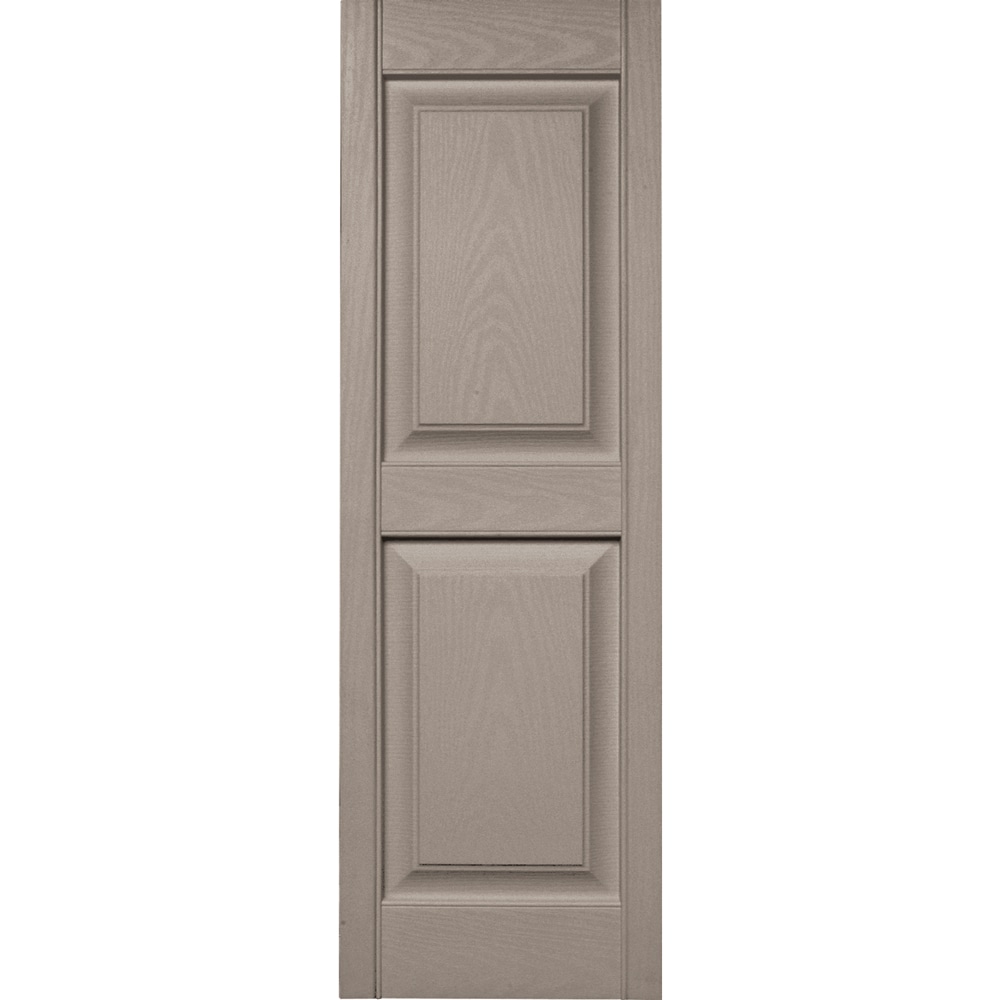 Vantage V4711447008 14.875-in W x 46.75-in H Clay Raised panel Exterior Shutters ( 1 -Pack )