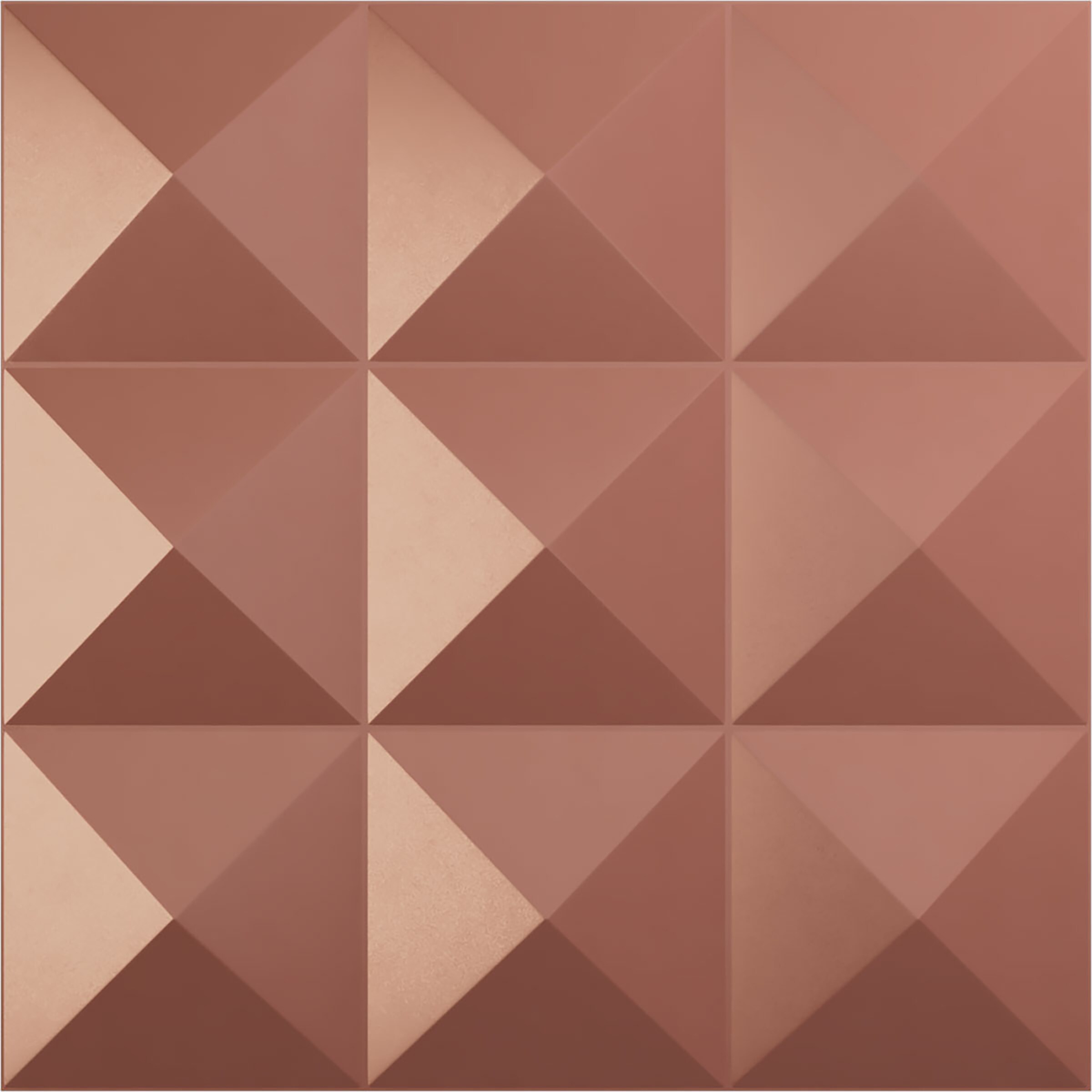 Ekena Millwork WP20X20BEFCP 19-5/8-in x 19-5/8-in Embossed Paintable/Stainable Pink PVC Wall Panel ( 2.67-sq ft )