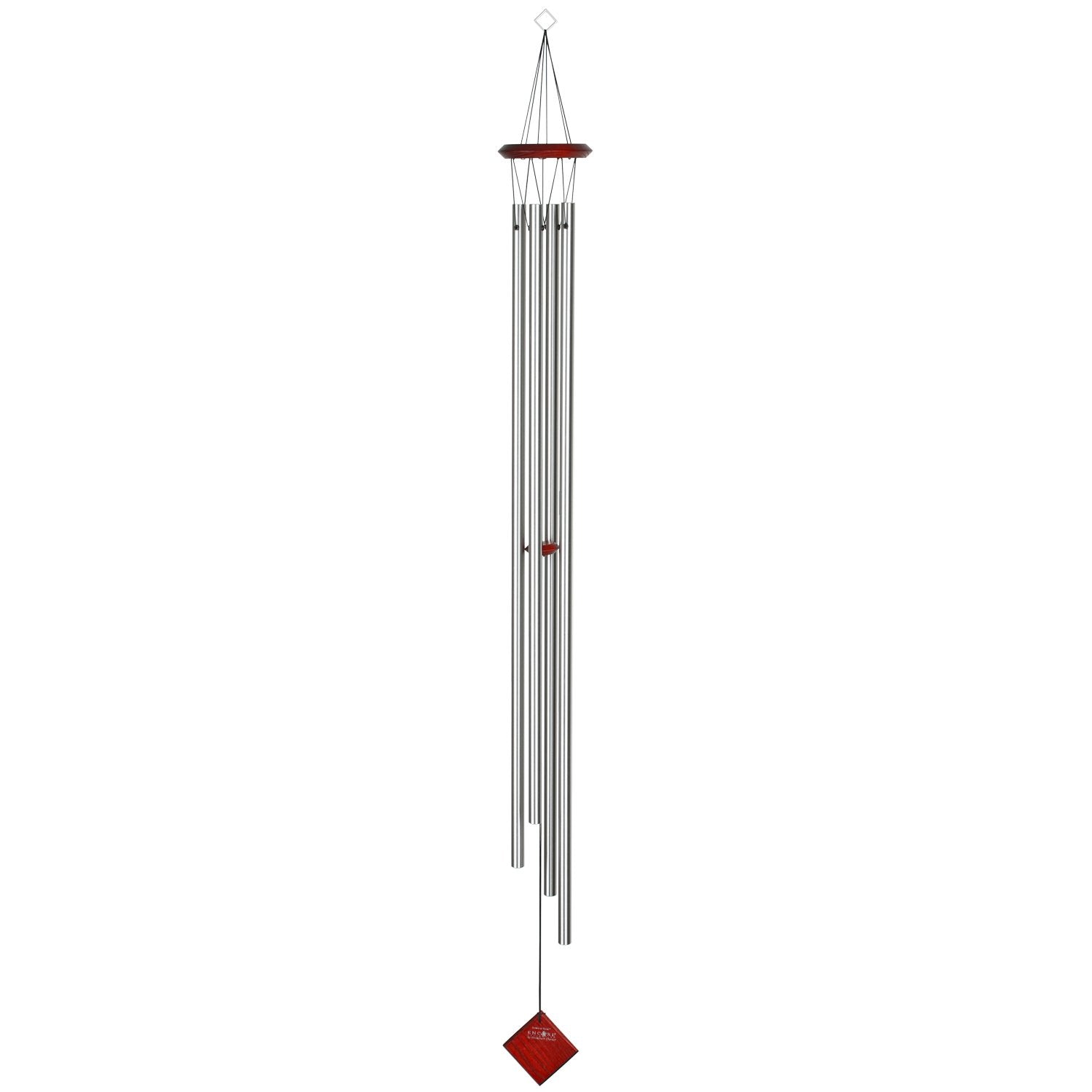 Woodstock Chimes DCS50 50-Inches Silver Metal Wind Chime