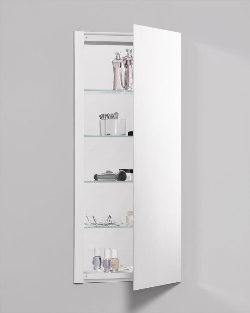 Cove 16 x 26 Recess Mount Glass Shelves Medicine Cabinet