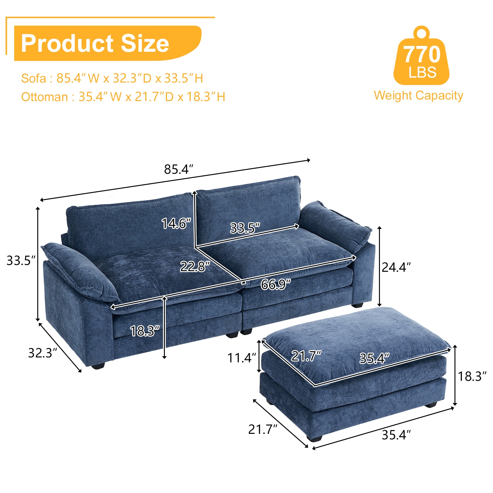 Outopee L1G52002543-44 Sofas-Loveseats - View #5