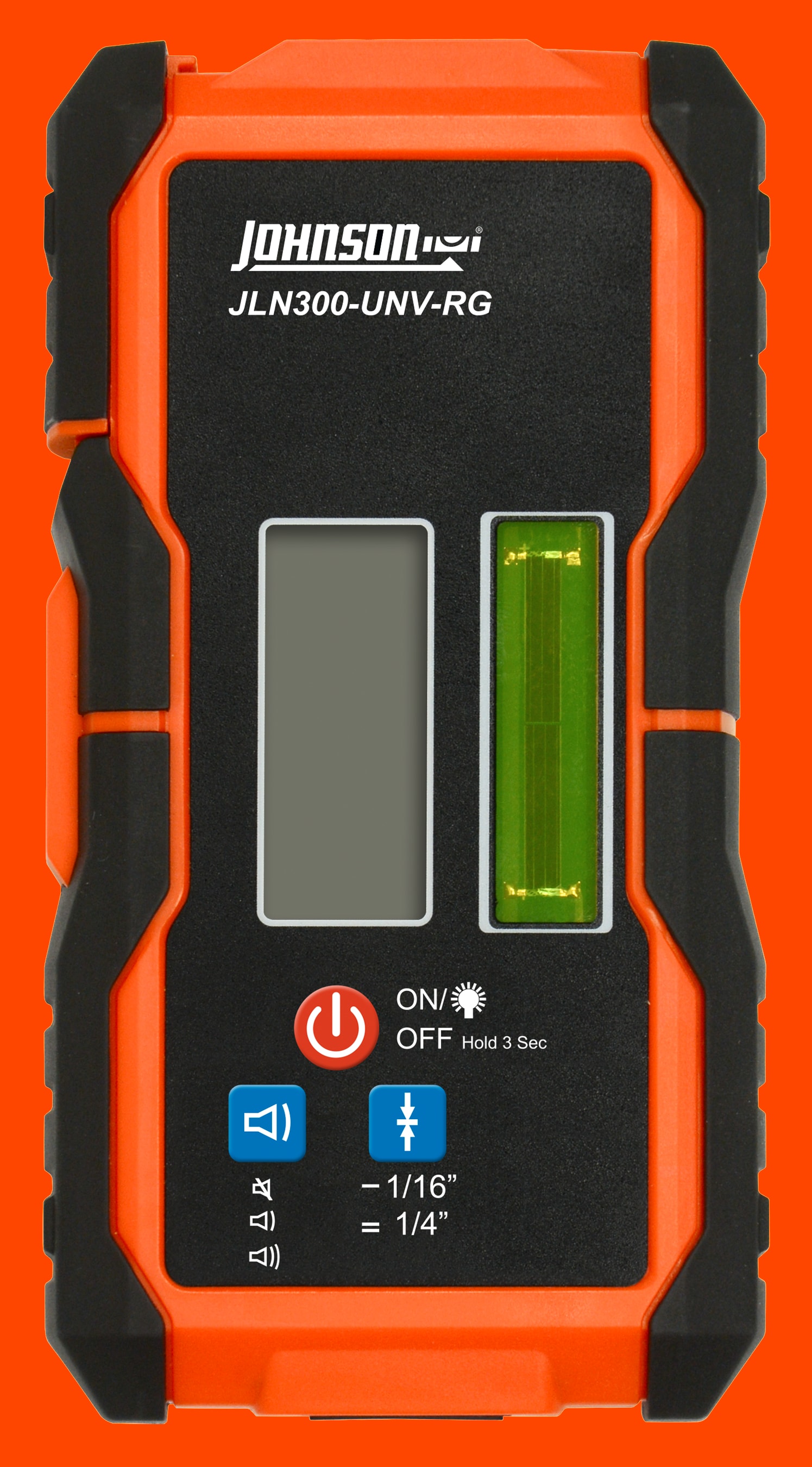 Johnson Level Plastic Laser Line Receiver #JLN300-UNV-RG