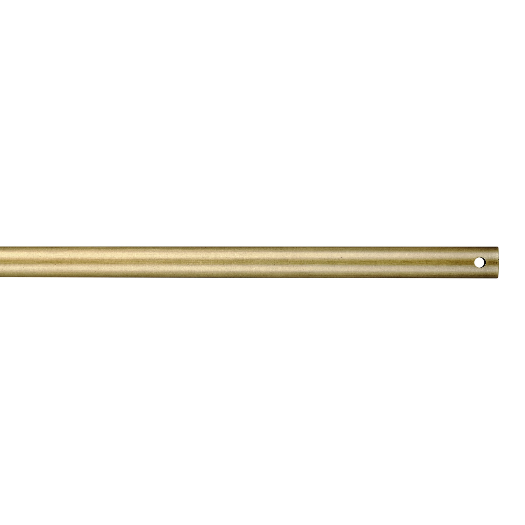 Generation Lighting DR24HAB Decorative Downrod 24-in Hand rubbed antique brass Steel Indoor/Outdoor Downrod