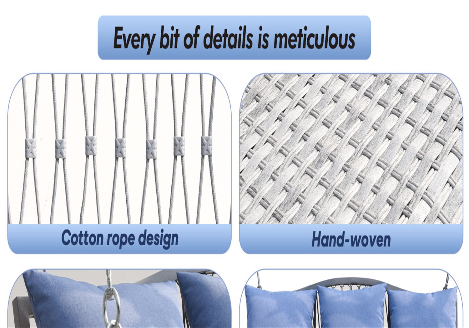 CESICIA YS14A Replace-Porch-Swing-Glider-Tops - View #8