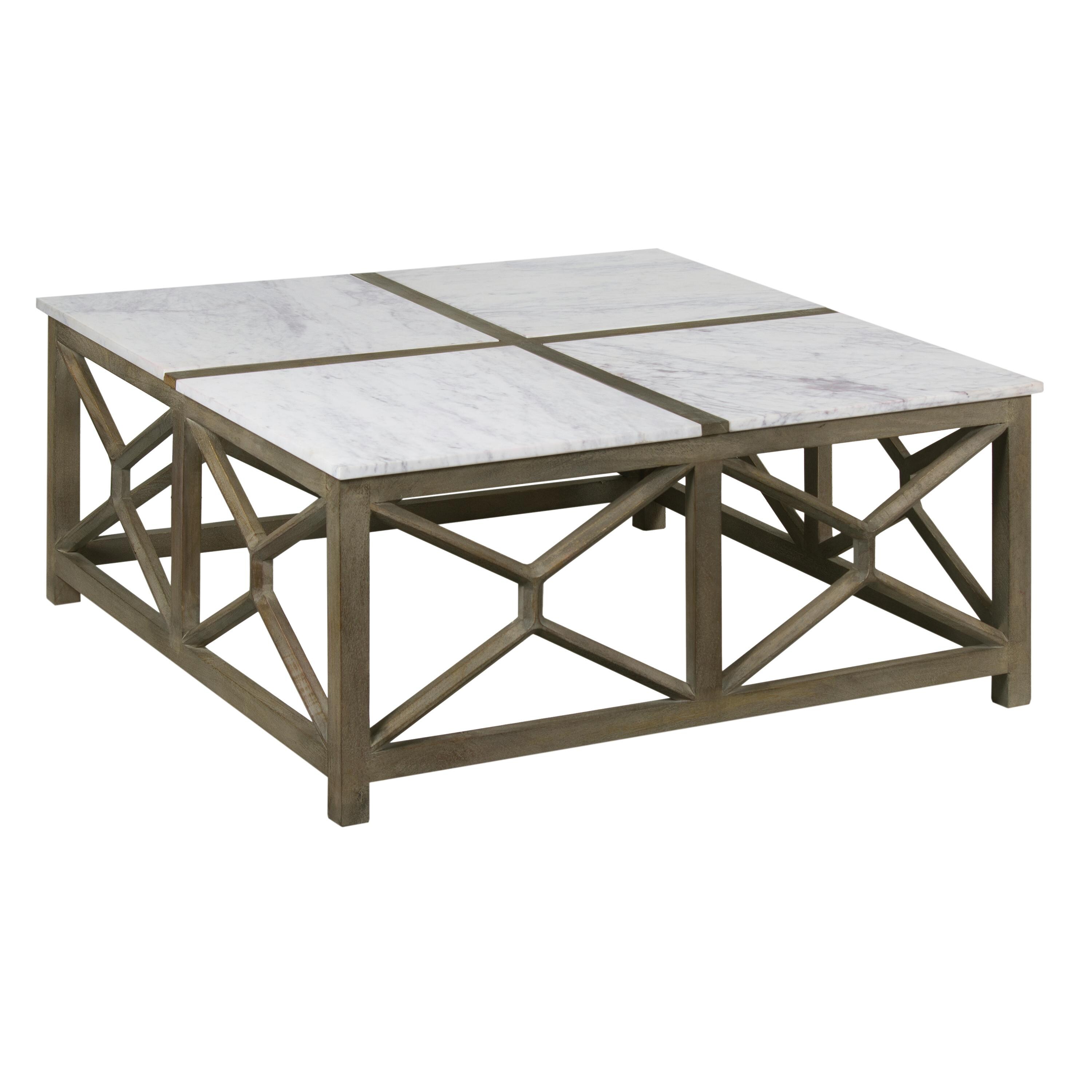 Benzara UPT-315768 Granite/Marble Modern Coffee Table