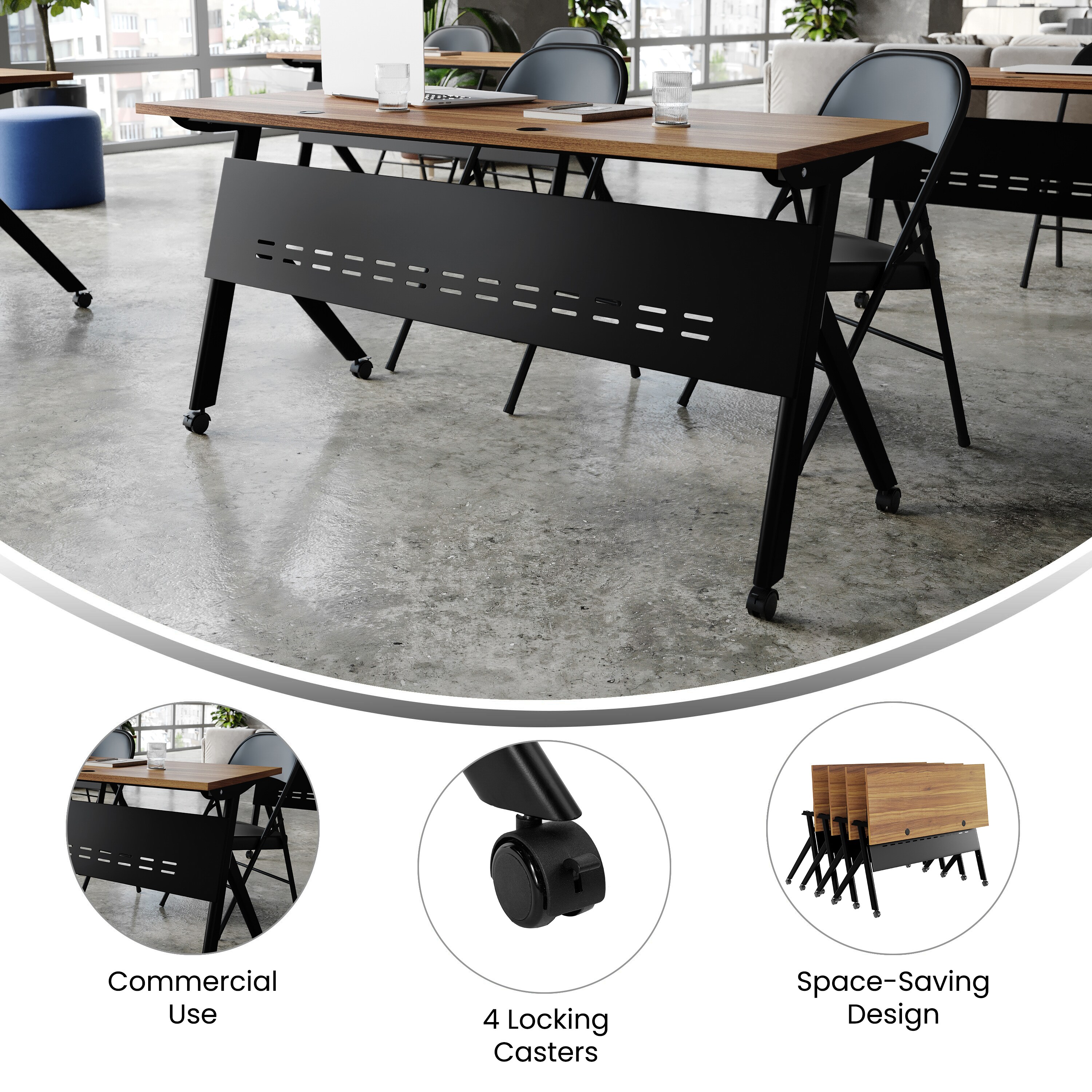 Flash Furniture 196861166327 Office-Tables - View #3