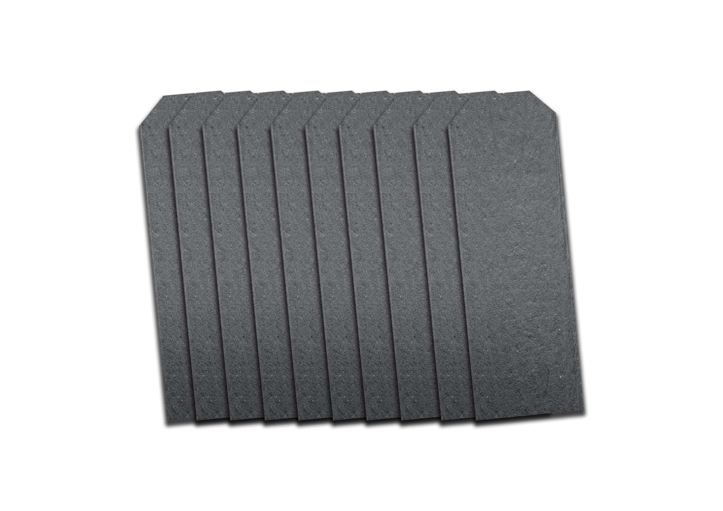 Natures Composites 310RV069DE-10PK 3/8-in x 3-1/2-in W x 5.75-ft H Raven Dog Ear Composite Fence Picket