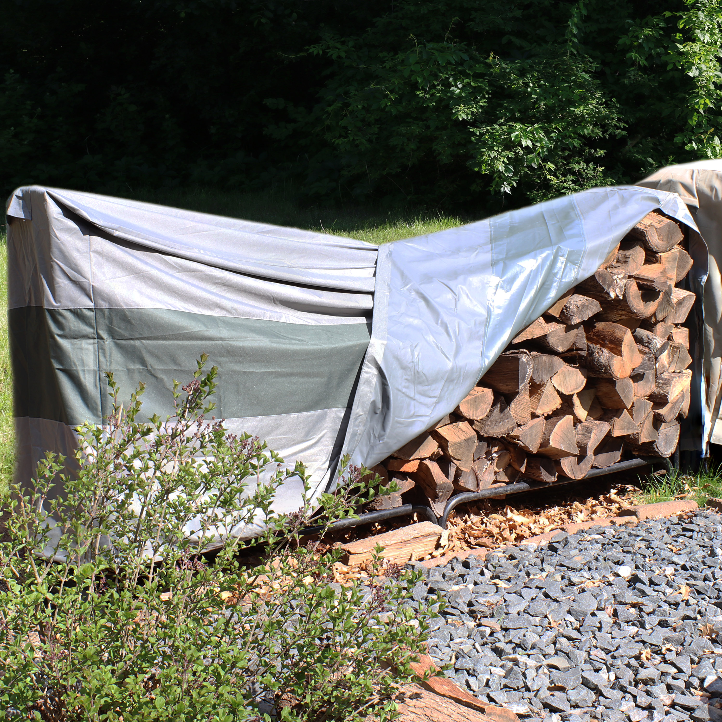 Sunnydaze Decor NY-821 Log-Rack-Covers - View #5