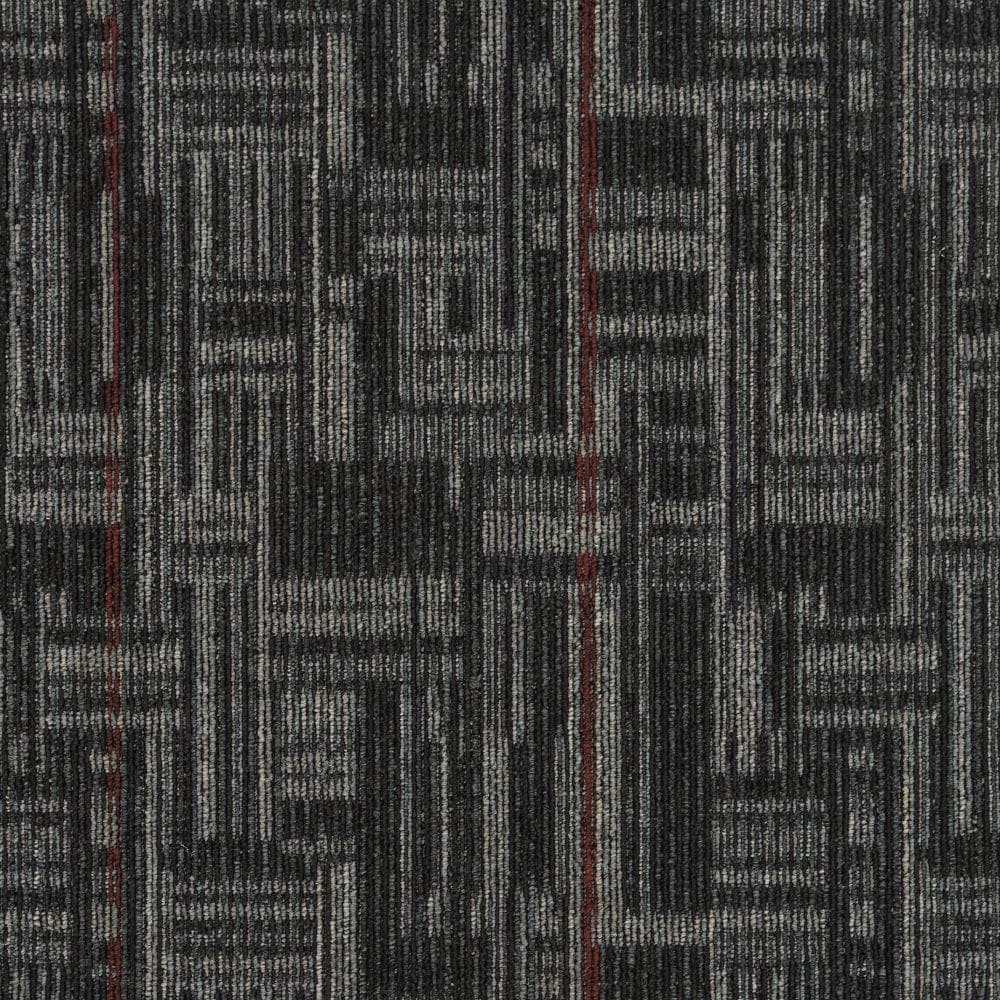 Mohawk LC66-L005-0808 (Sample) Home and Office City Limits Rumor Mill Gray 16-oz sq yard Polyester Pattern Indoor Carpet