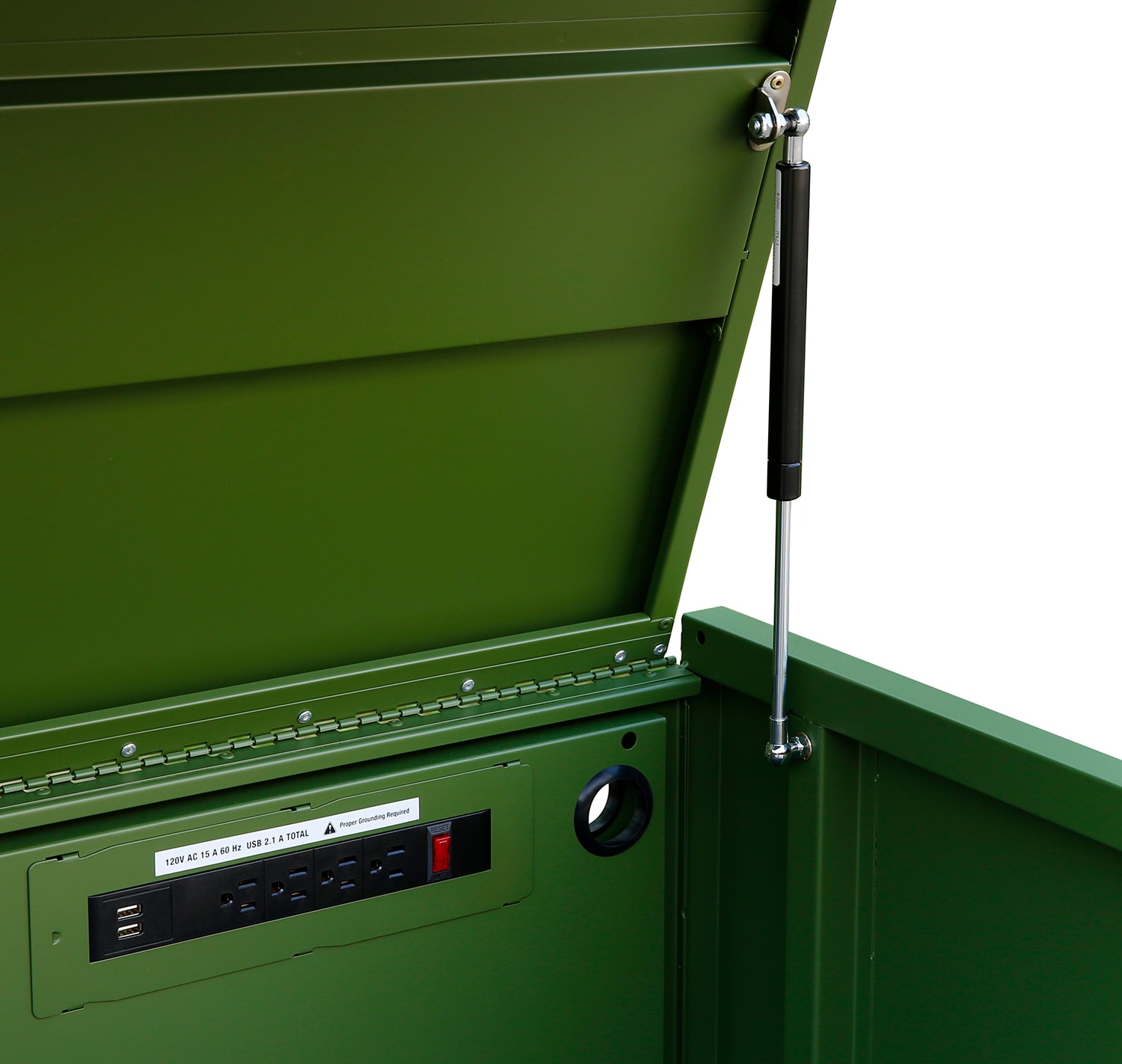 Shop Viper Tool Storage Viper 41-Inch Top and Bottom Steel Rolling Cabinet  Combo Army Green at