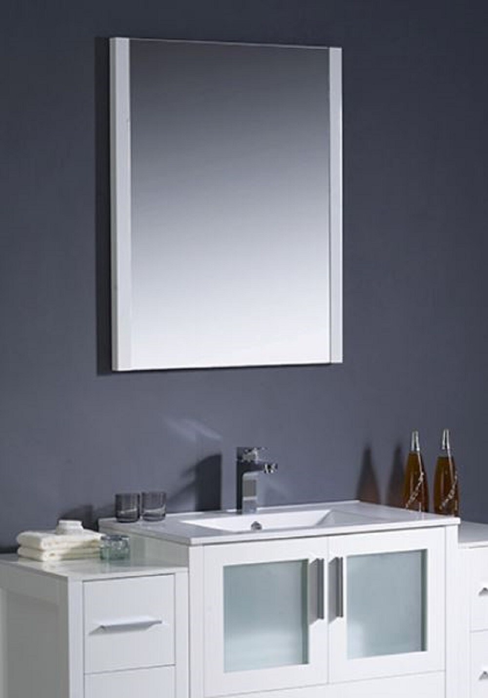 Fresca FVN62-123012WH-UNS Bath-Vanity-Combo - View #9