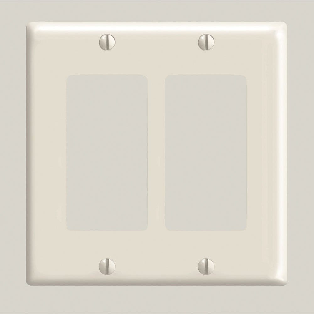 Leviton 2G DECOR PLATE LT ALM #011-80409-00T-D7E5